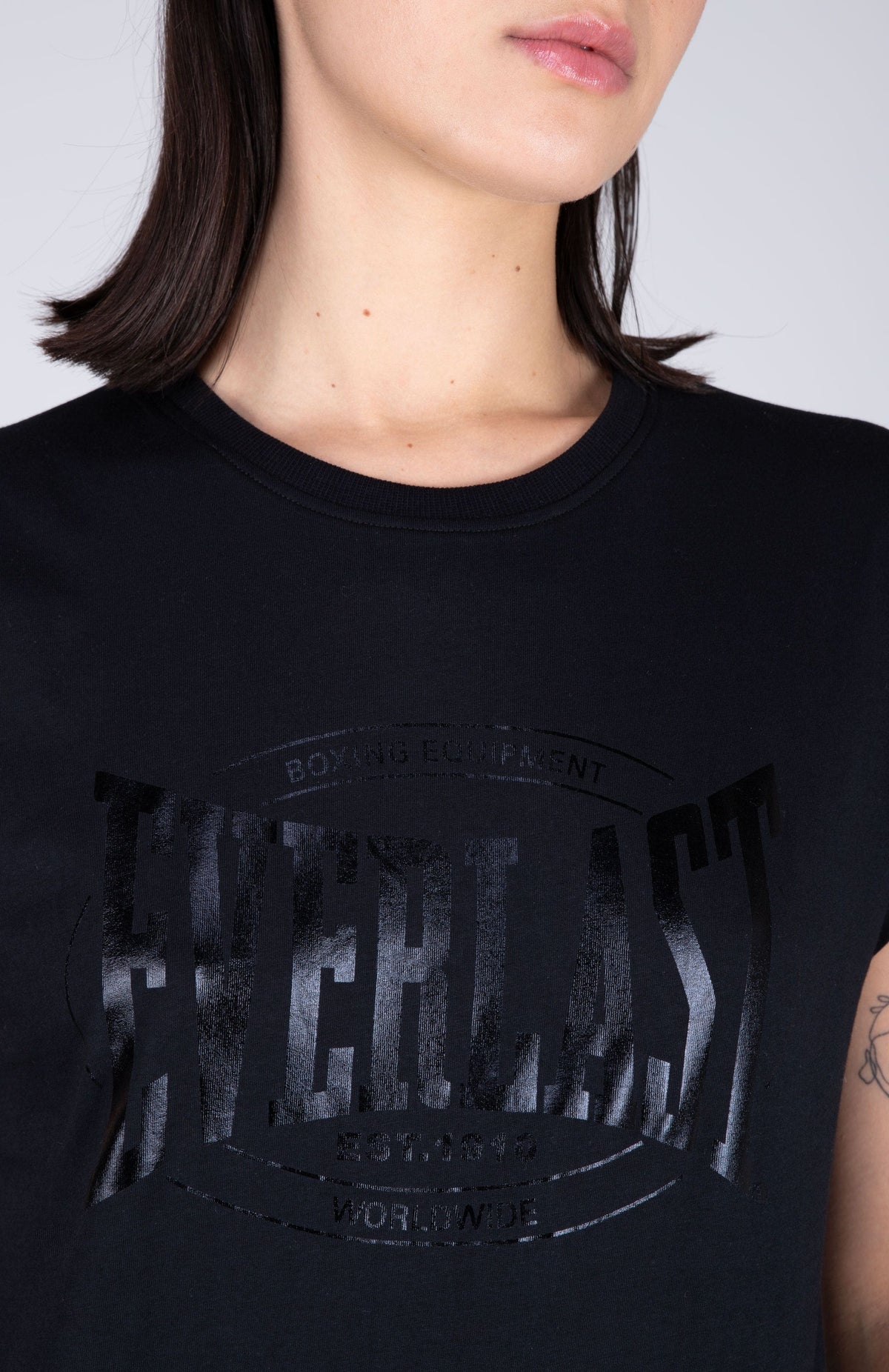 Polera Manga Corta Glad Negro Everlast
