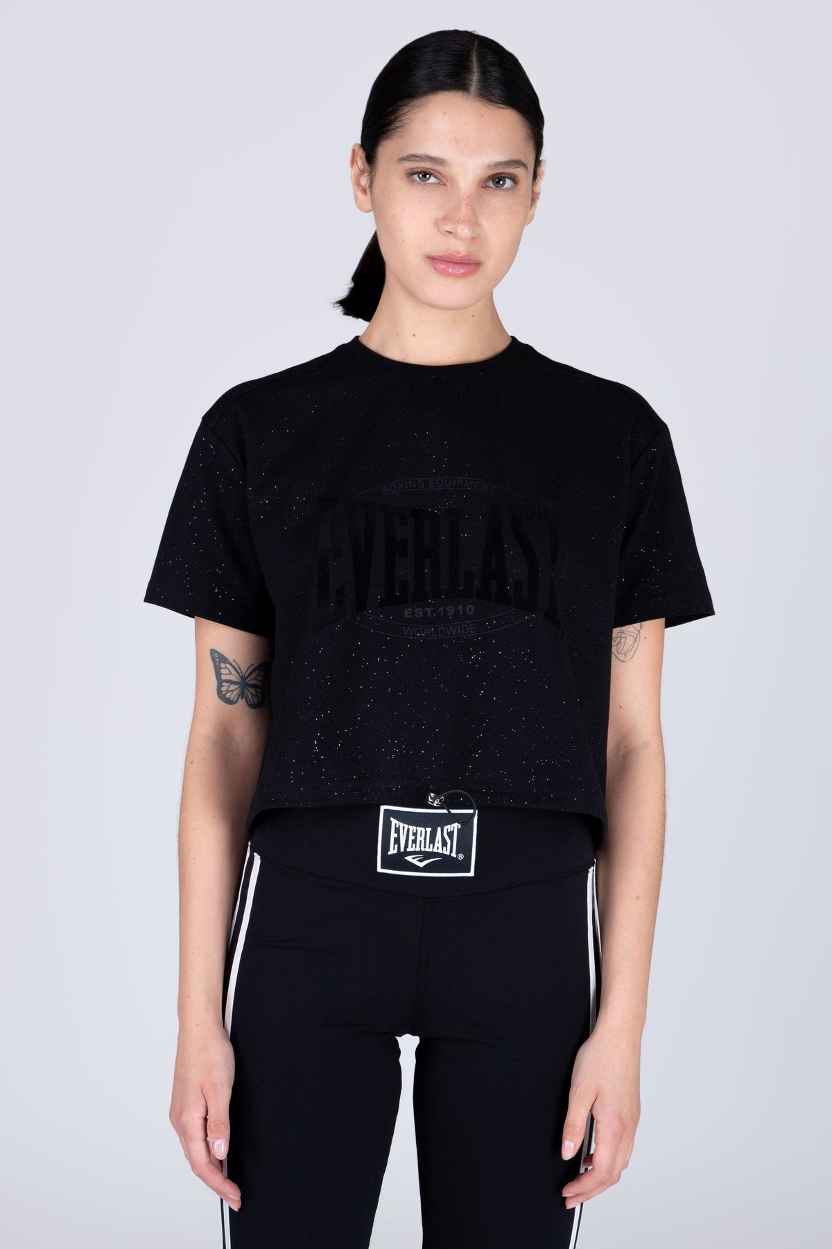 Polera Manga Corta Baobab Negro Everlast
