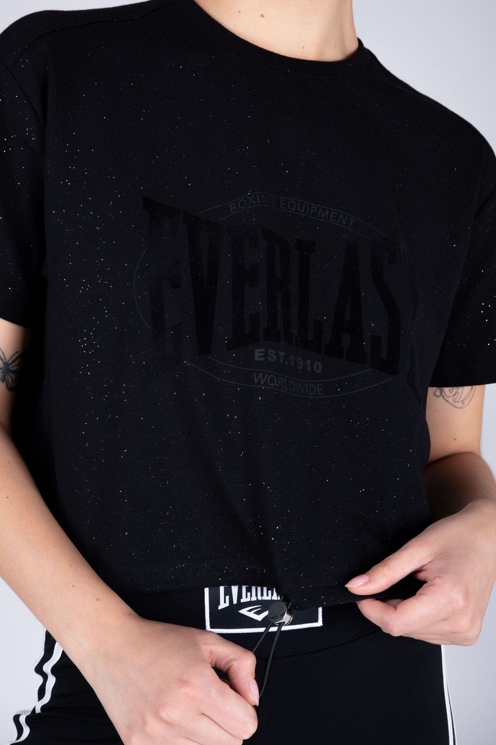 Polera Manga Corta Baobab Negro Everlast
