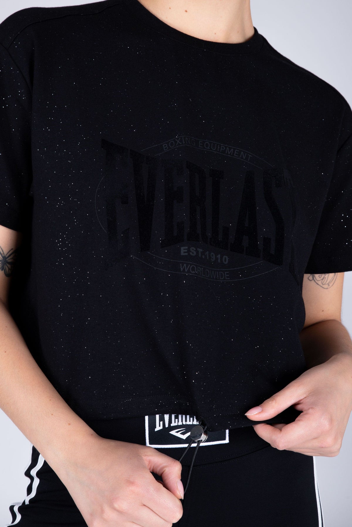 Polera Manga Corta Baobab Negro Everlast