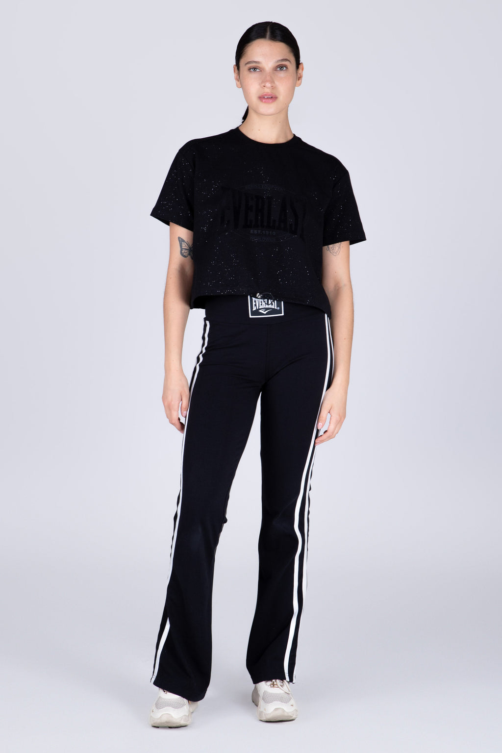 Polera Manga Corta Baobab Negro Everlast