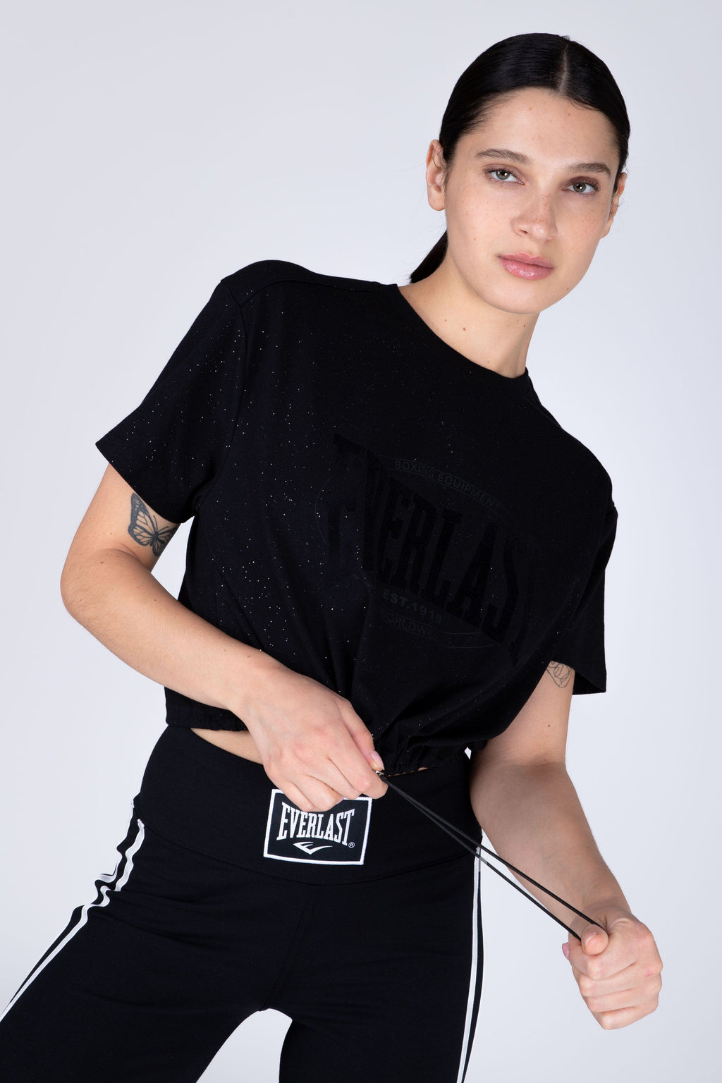 Polera Manga Corta Baobab Negro Everlast