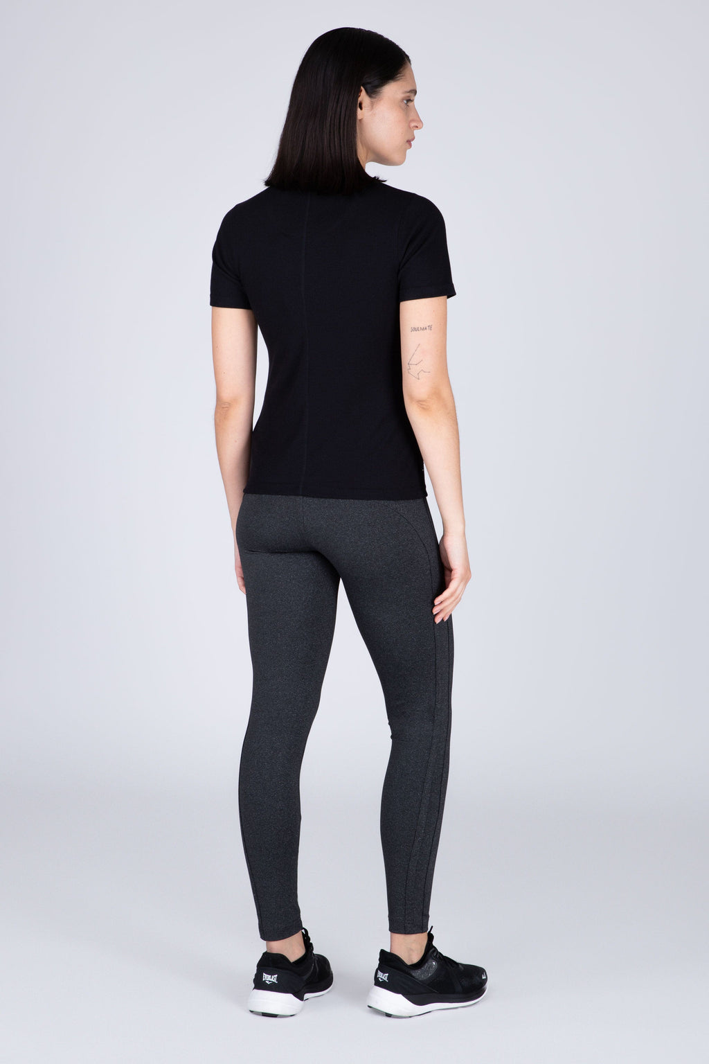 Polera Manga Corta Light Negro Everlast