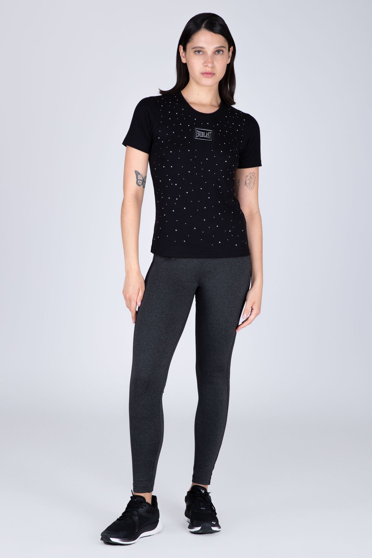 Polera Manga Corta Light Negro Everlast