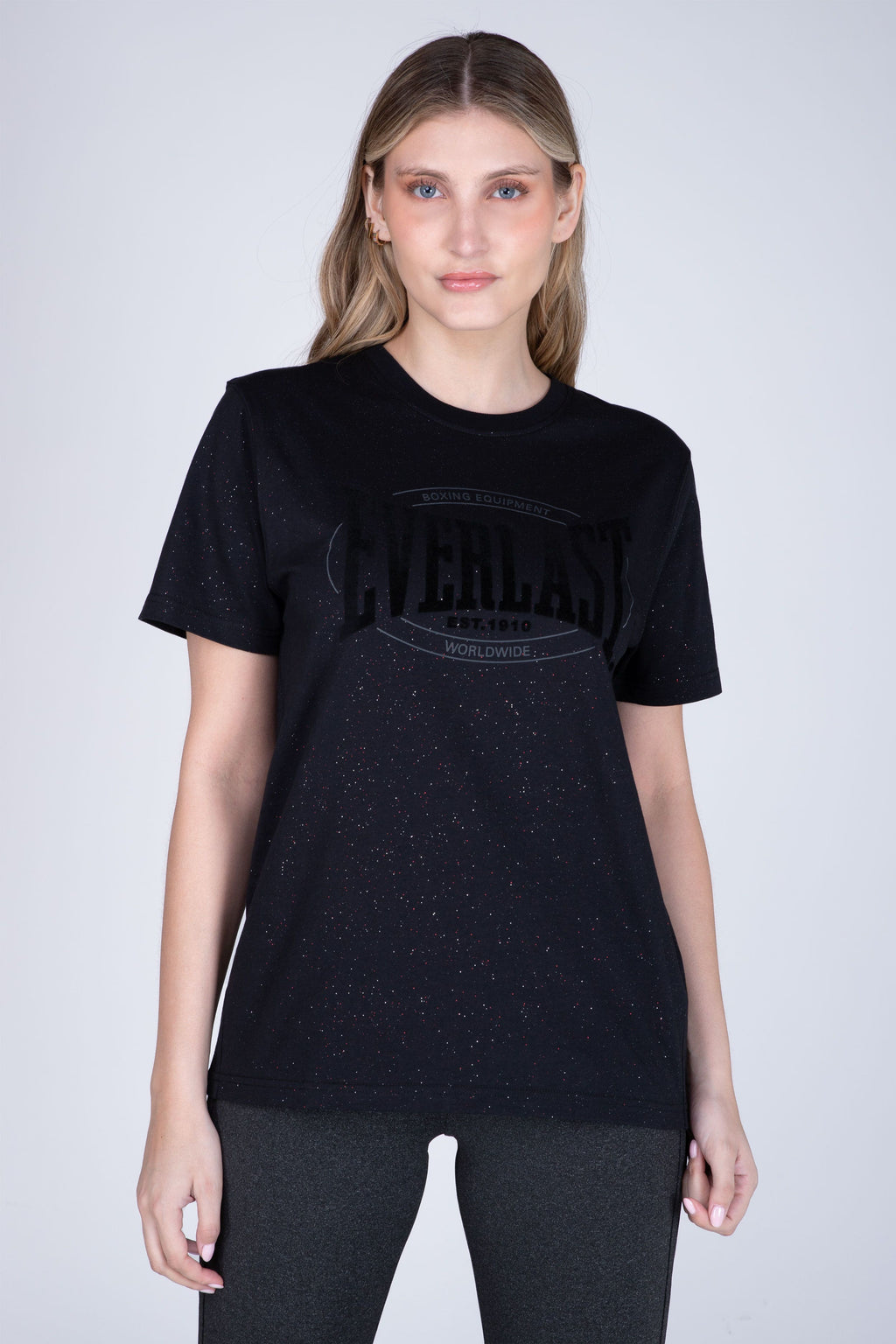 Polera Manga Corta Box Negro Everlast