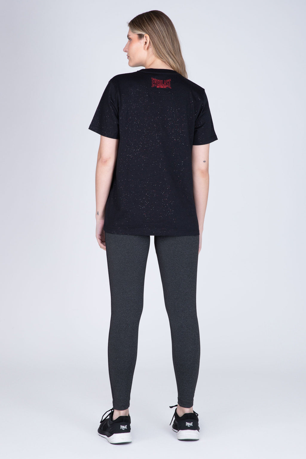 Polera Manga Corta Box Negro Everlast