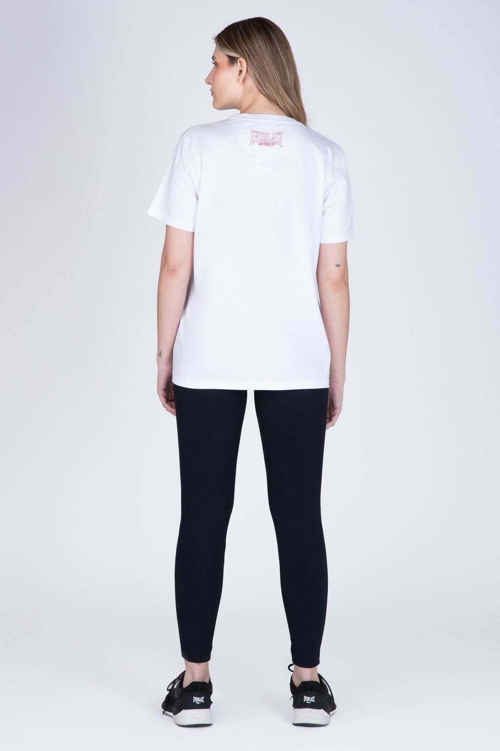 Polera Manga Corta Box Blanco Everlast