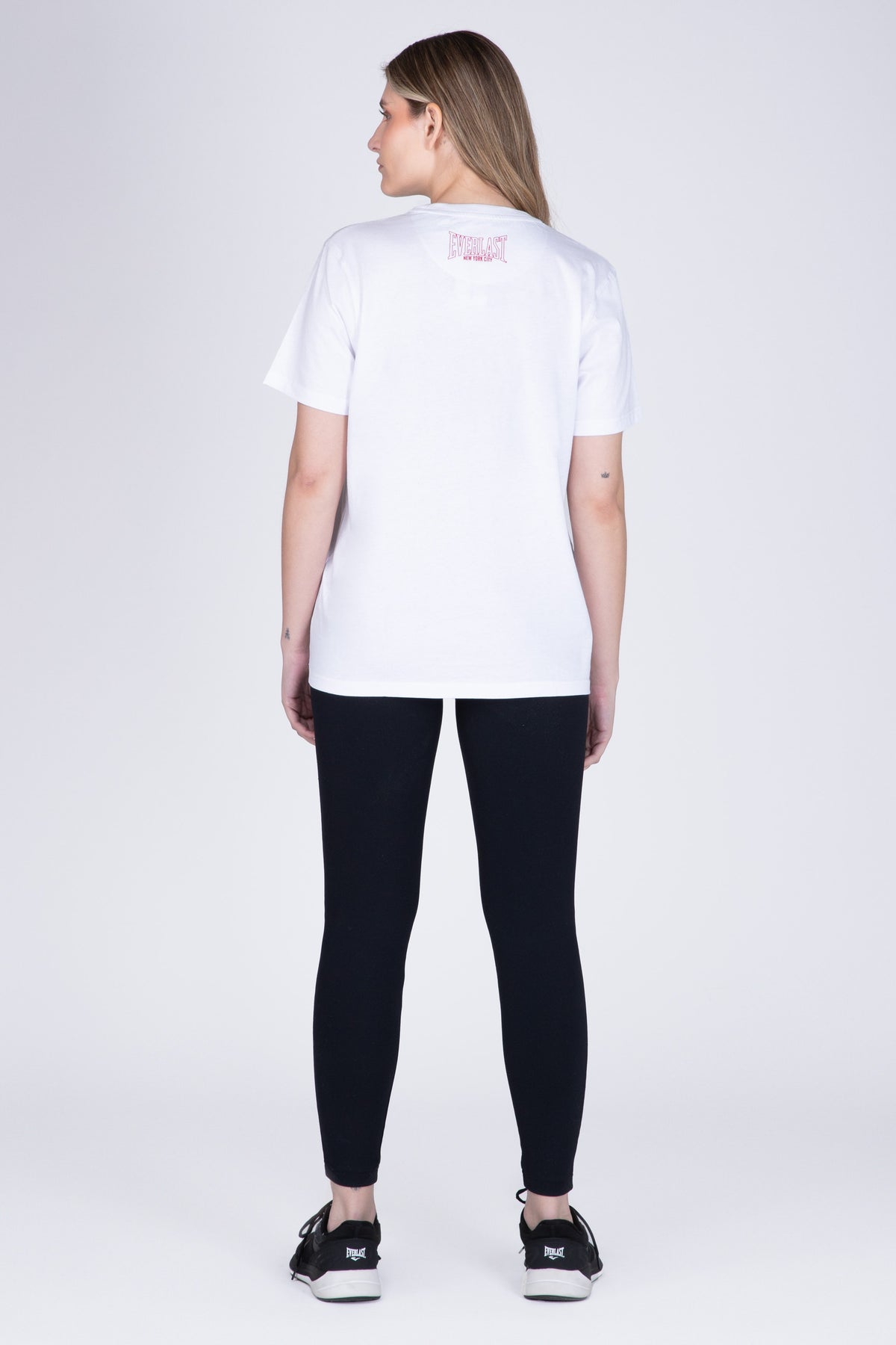 Polera Manga Corta Box Blanco Everlast