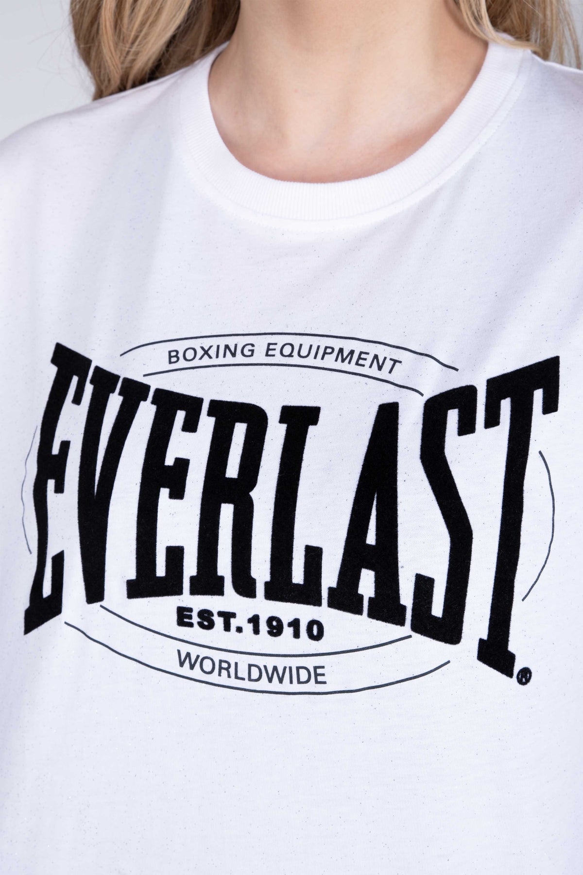 Polera Manga Corta Box Blanco Everlast
