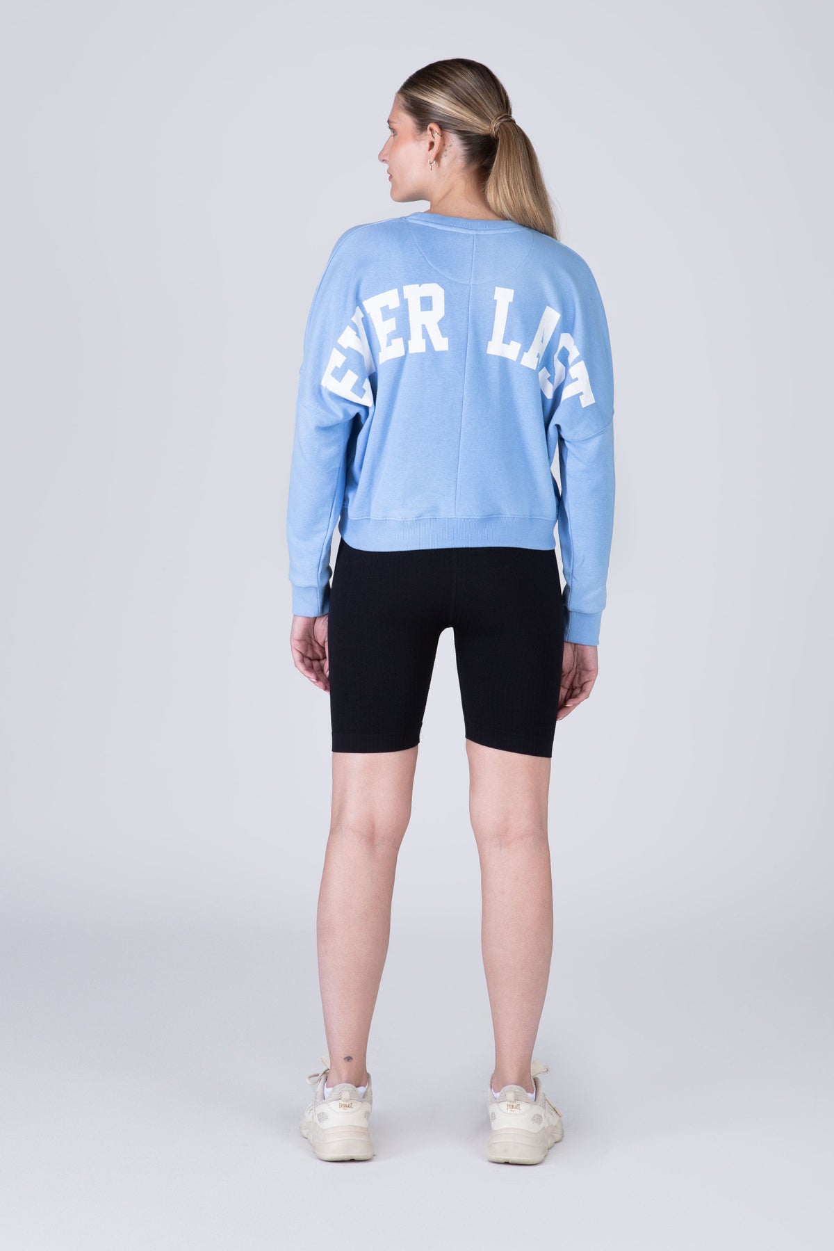 Poleron Crew Neck Greys Celeste Everlast
