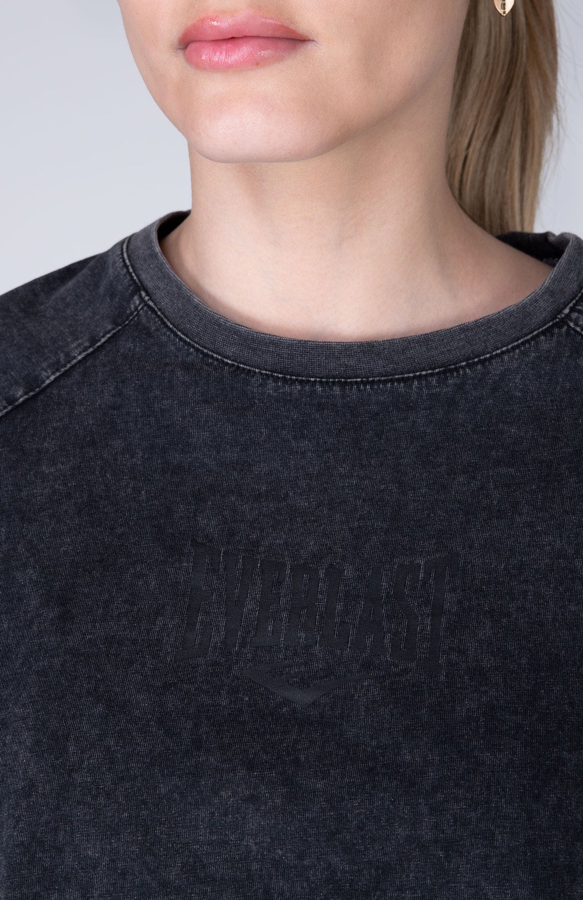 Polera Manga Corta Greys Gris Everlast