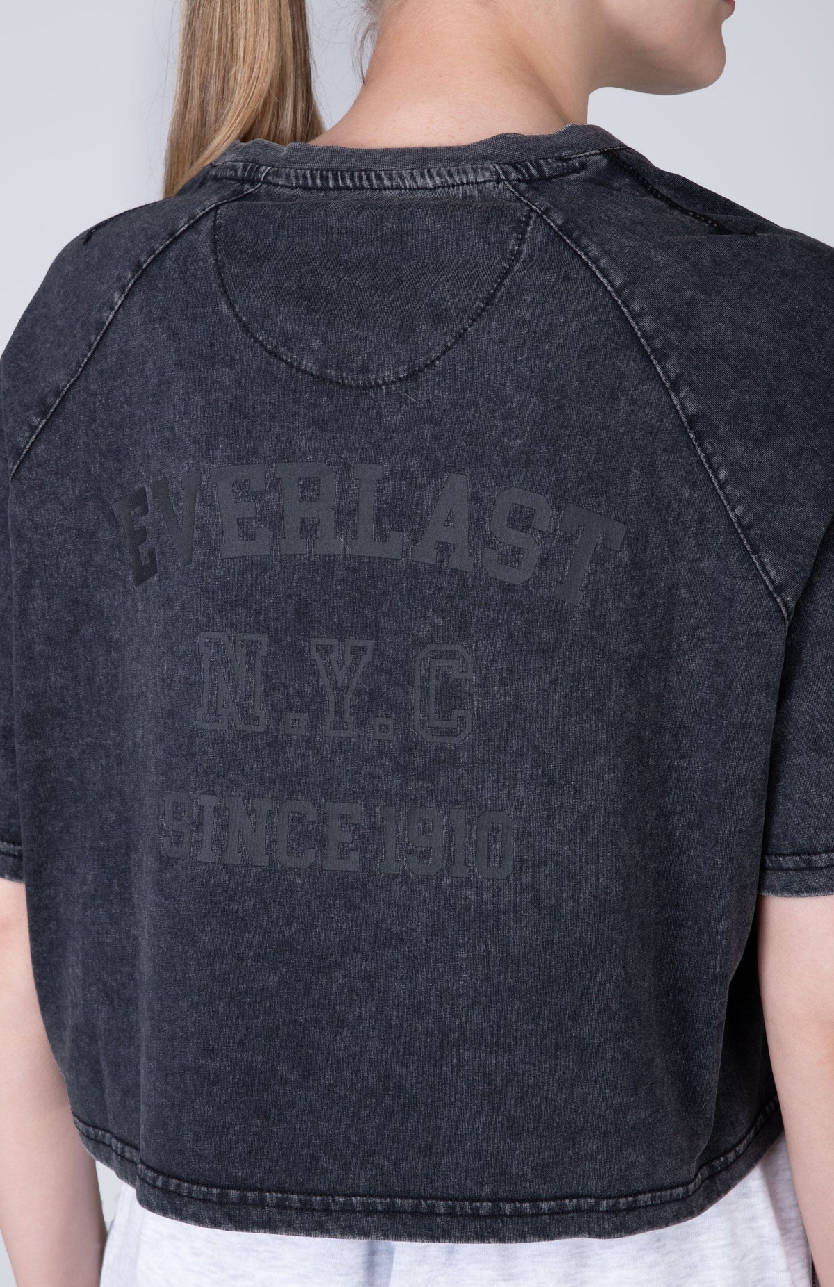 Polera Manga Corta Greys Gris Everlast