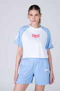 Polera Manga Corta Greys Celeste Everlast