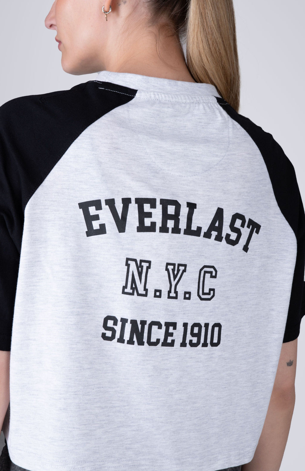 Polera Manga Corta Greys Gris Everlast
