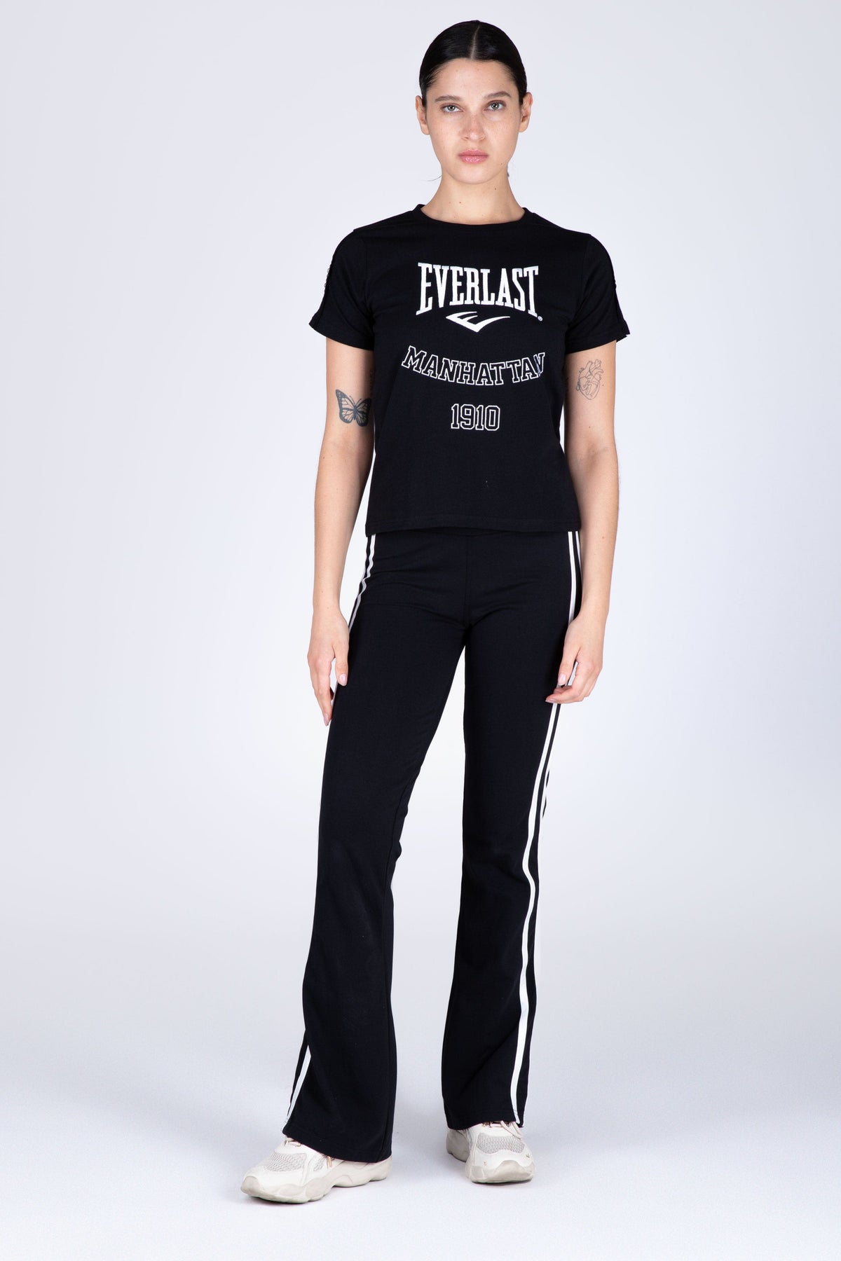 Polera Manga Corta Lace Negro Everlast