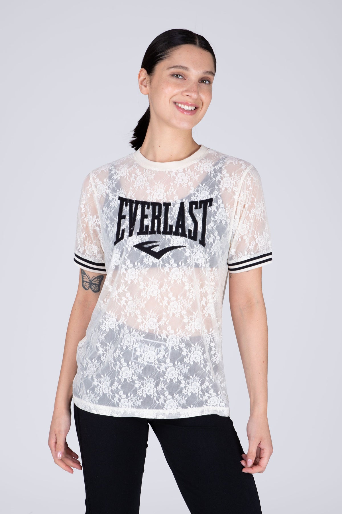 Polera Manga Corta Fantastic Beige Everlast