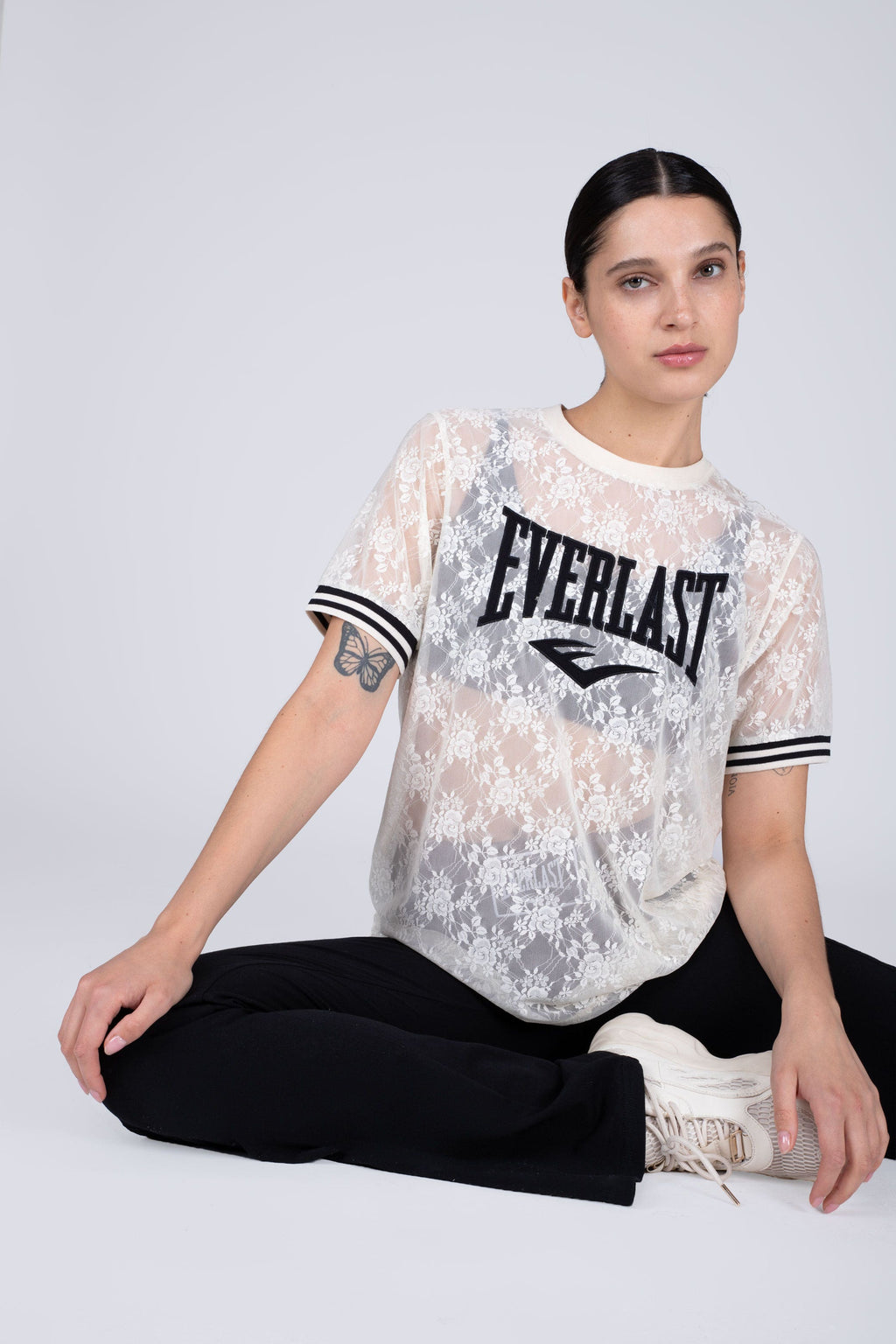 Polera Manga Corta Fantastic Beige Everlast