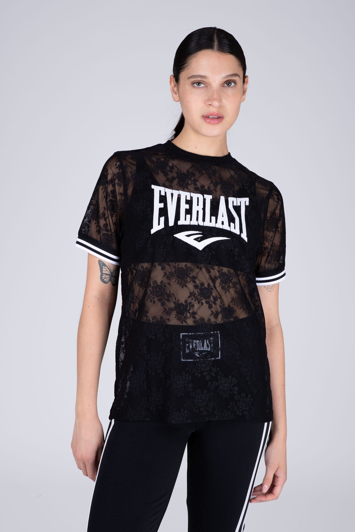 Polera Manga Corta Fantastic Negro Everlast