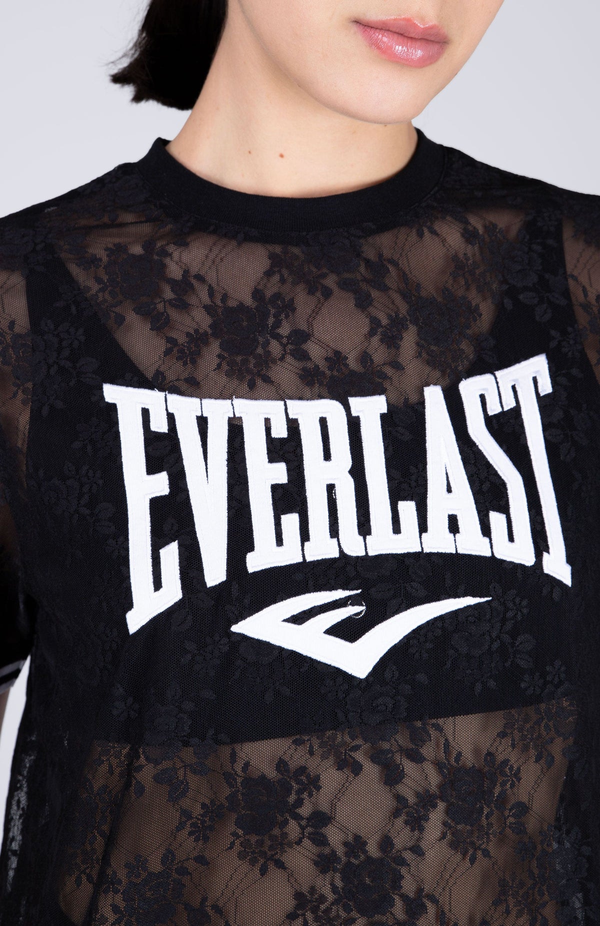 Polera Manga Corta Fantastic Negro Everlast