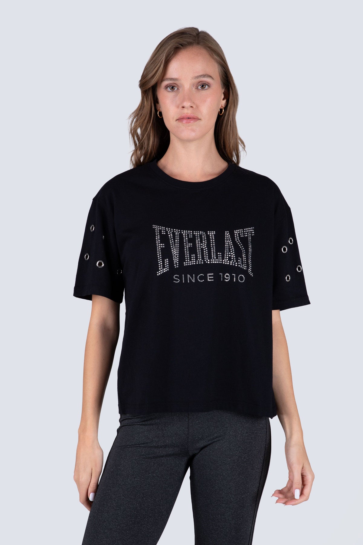 Polera Manga Corta Soho Negro Everlast