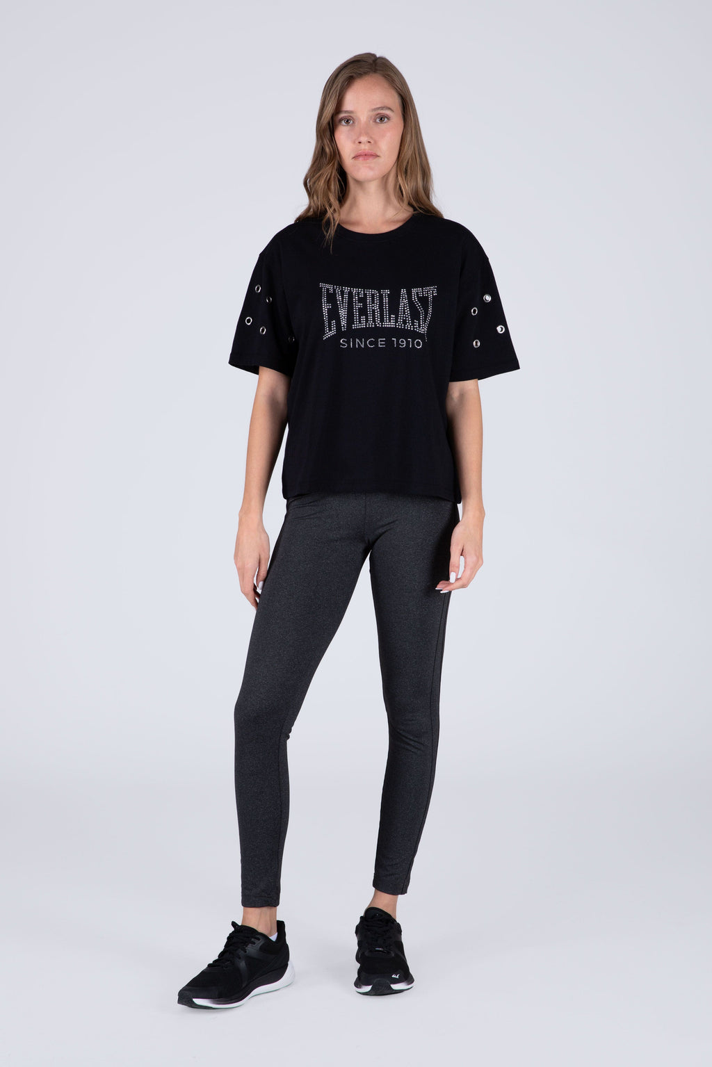 Polera Manga Corta Soho Negro Everlast