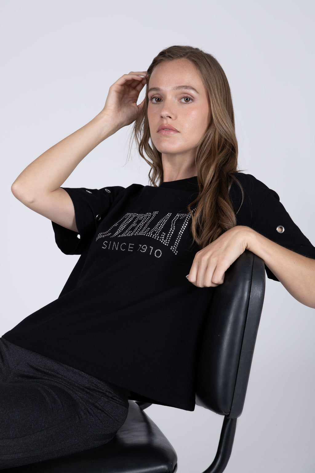 Polera Manga Corta Soho Negro Everlast