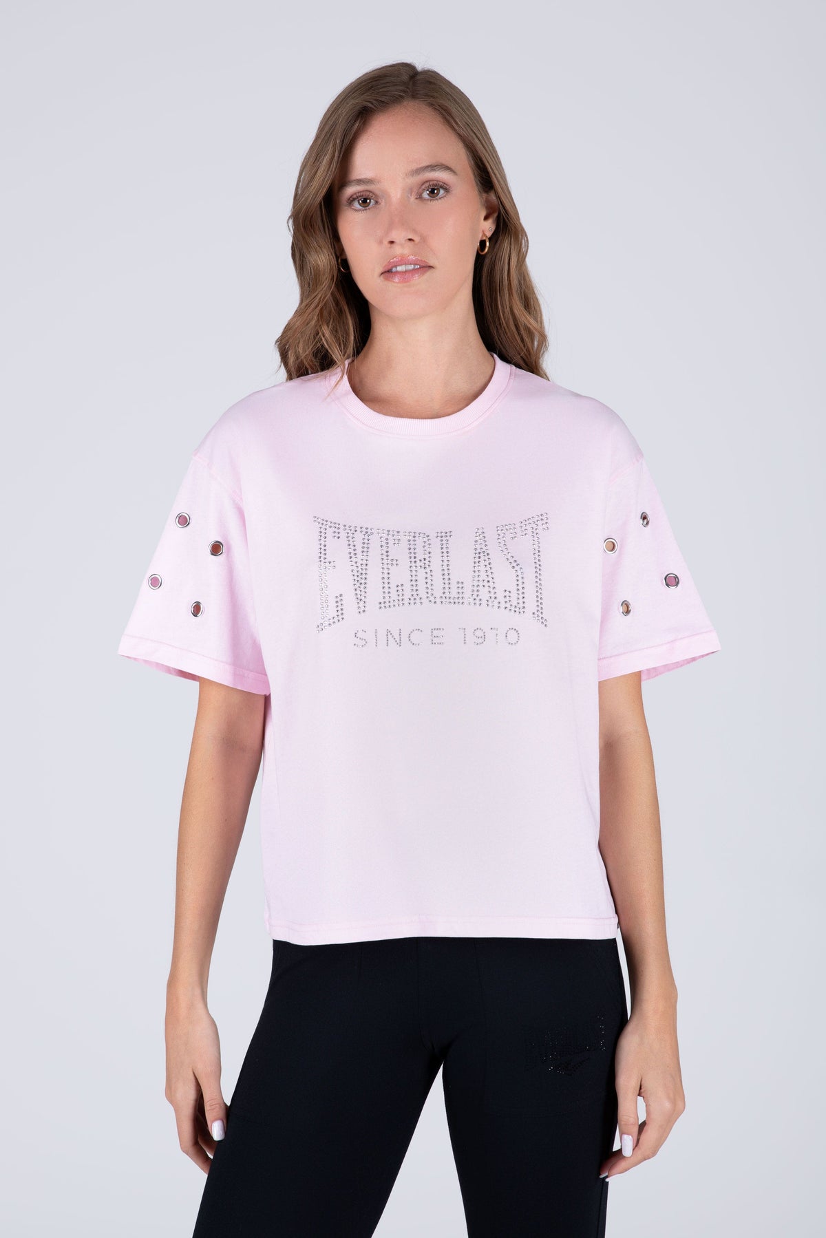 Polera Manga Corta Soho Rosado Everlast