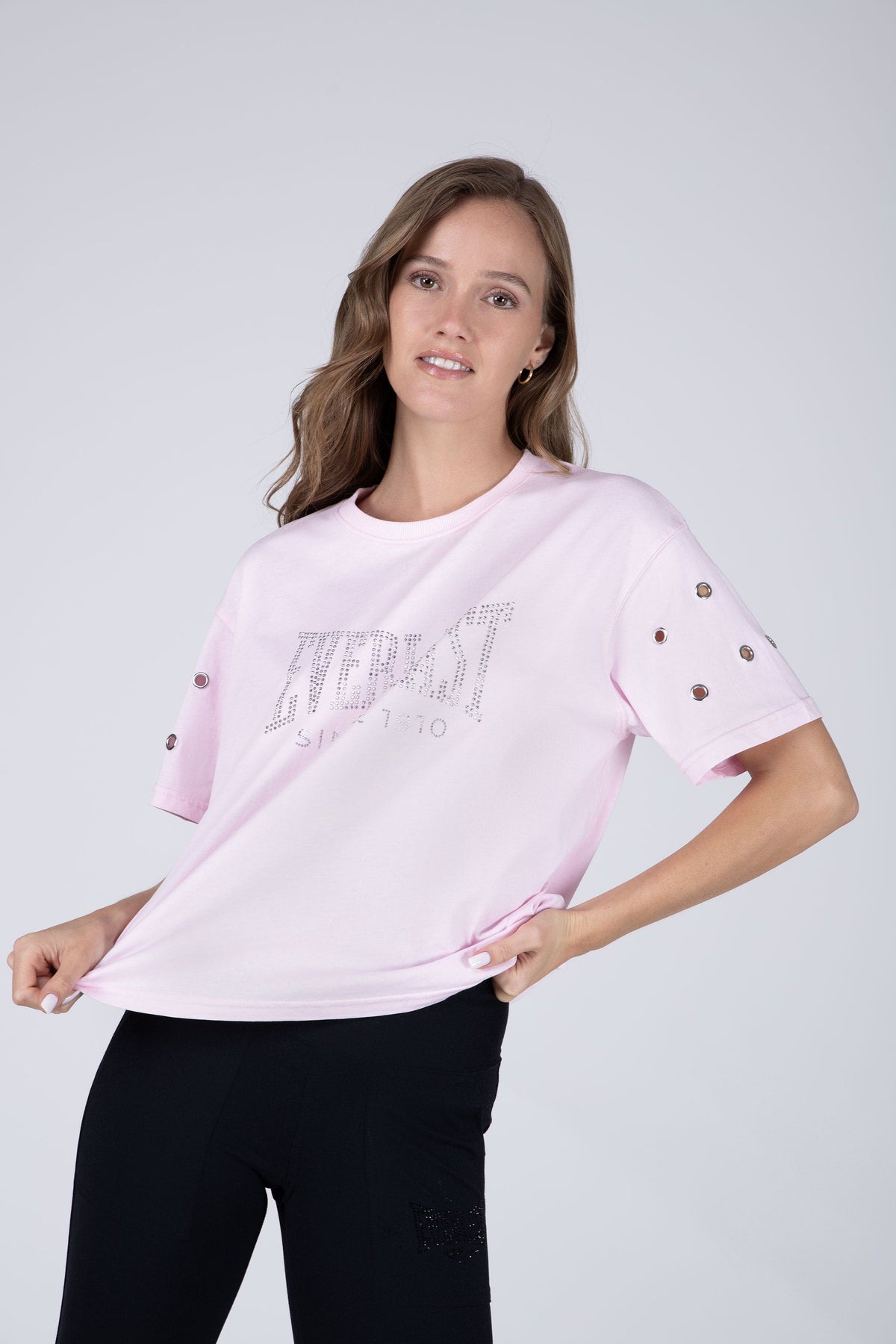 Polera Manga Corta Soho Rosado Everlast