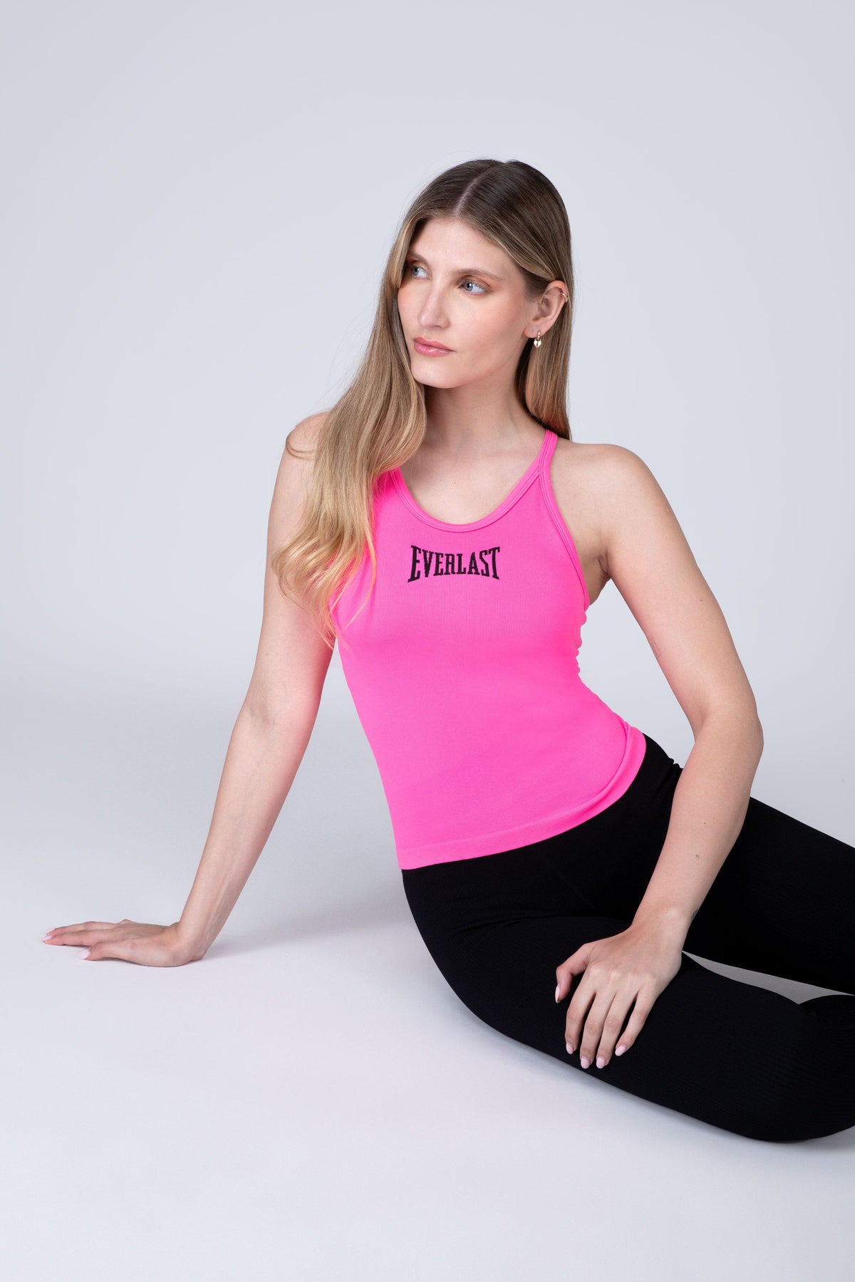 Polera Tank Charming Rosado Everlast