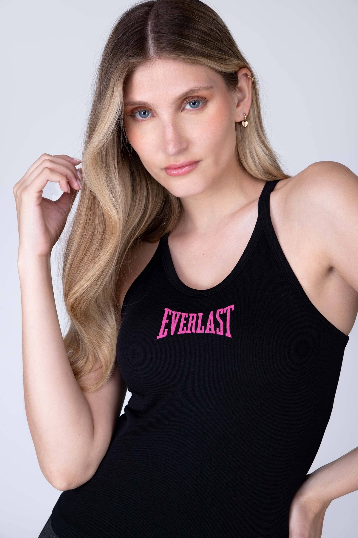 Polera Tank Charming Negro Everlast