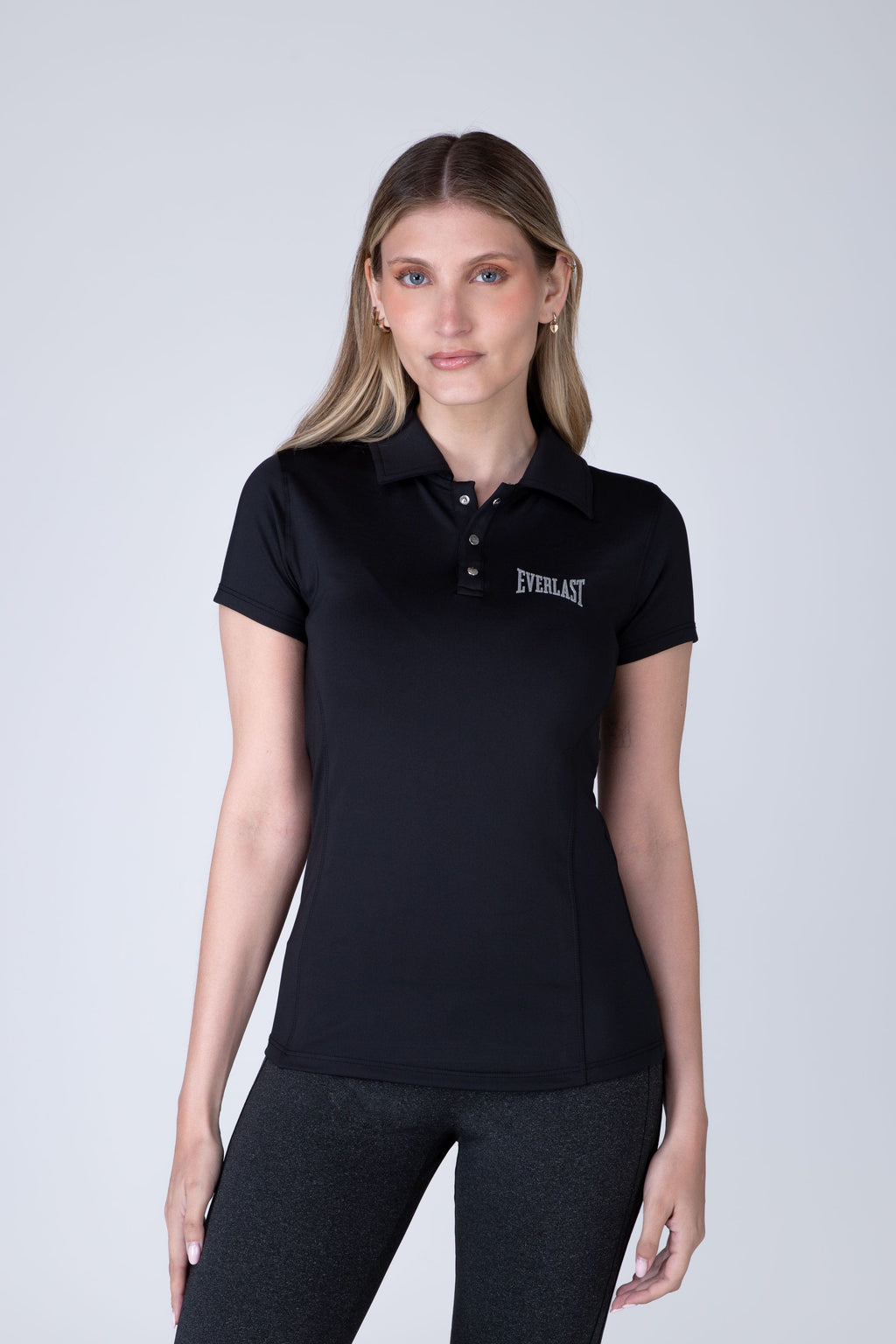Polera Manga Corta Breeze Negro Everlast