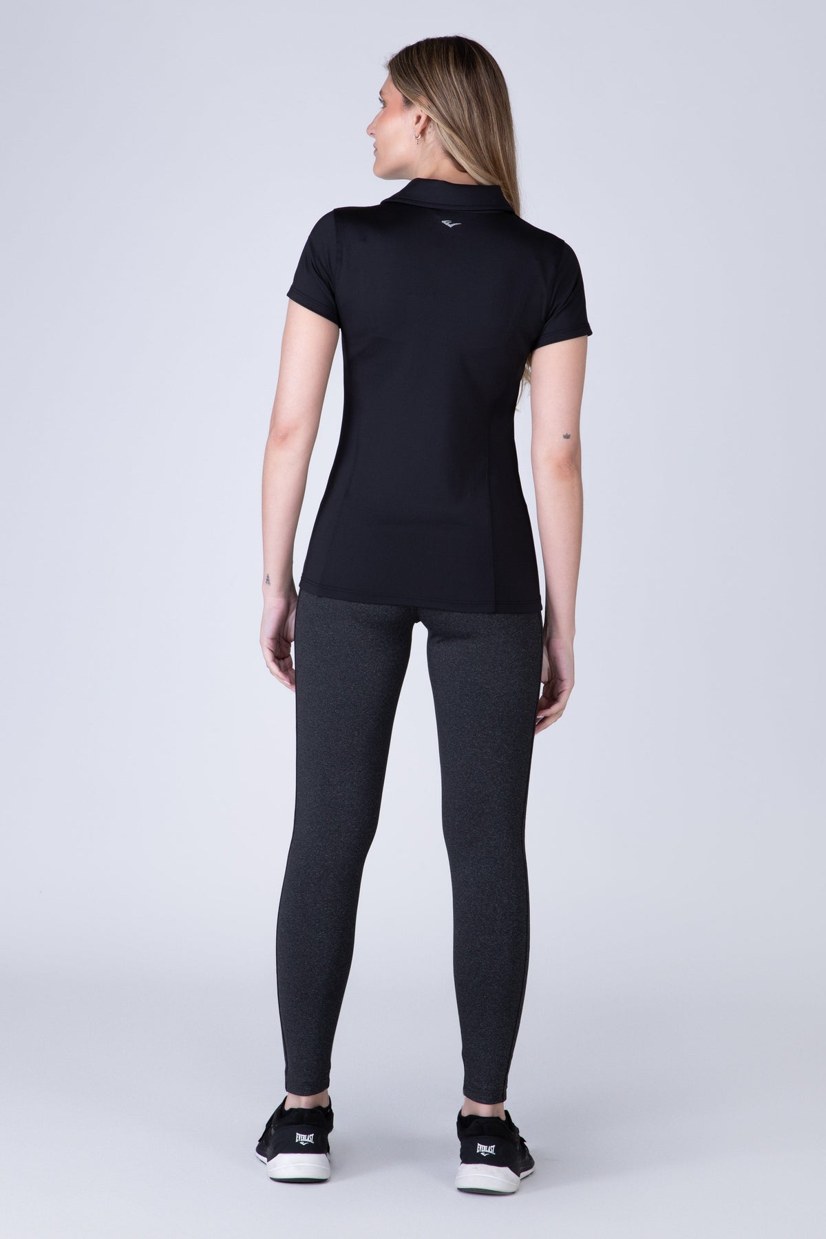 Polera Manga Corta Breeze Negro Everlast