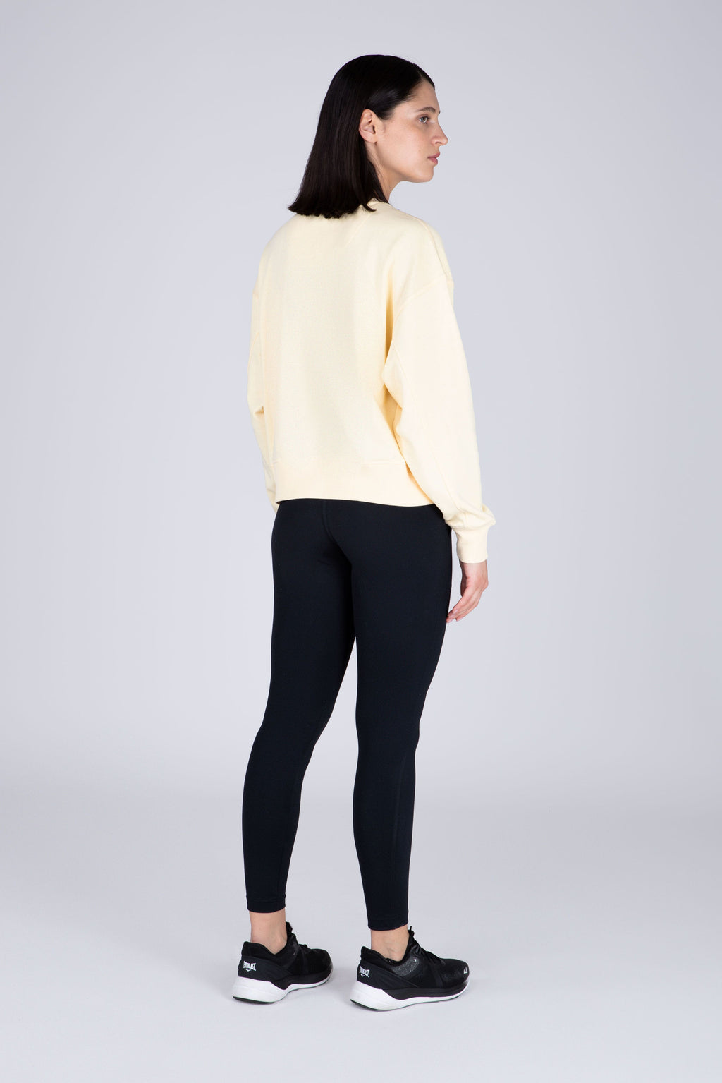 Poleron Crew Neck Aura Amarillo Everlast