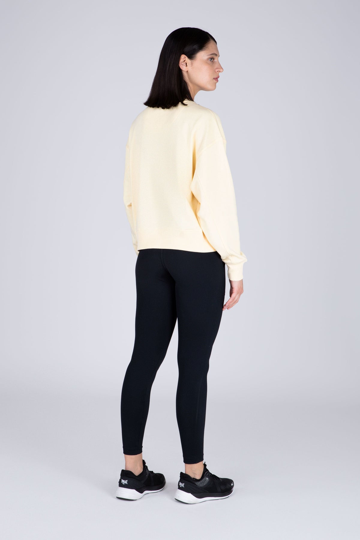 Poleron Crew Neck Aura Amarillo Everlast