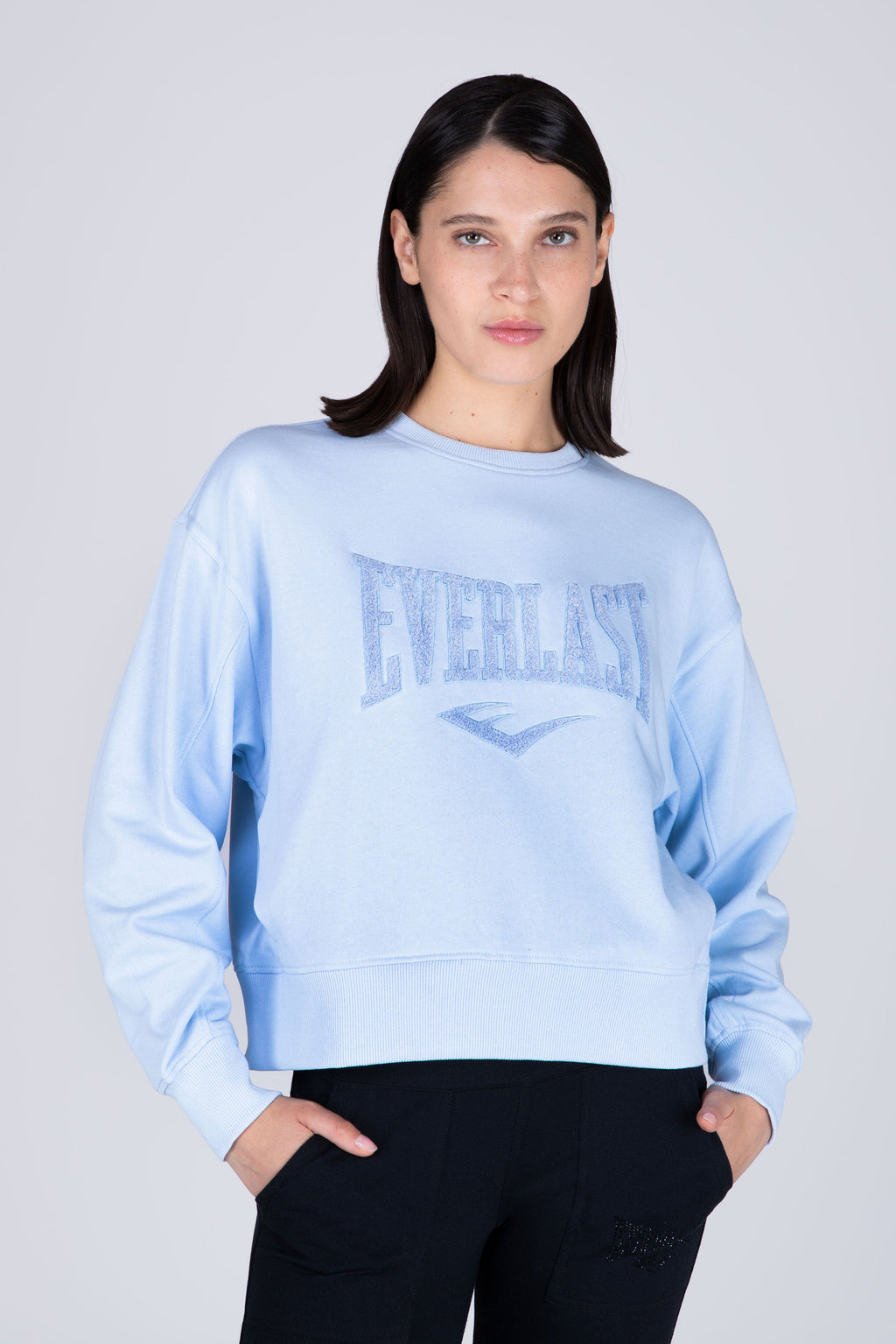 Poleron Crew Neck Aura Celeste Everlast