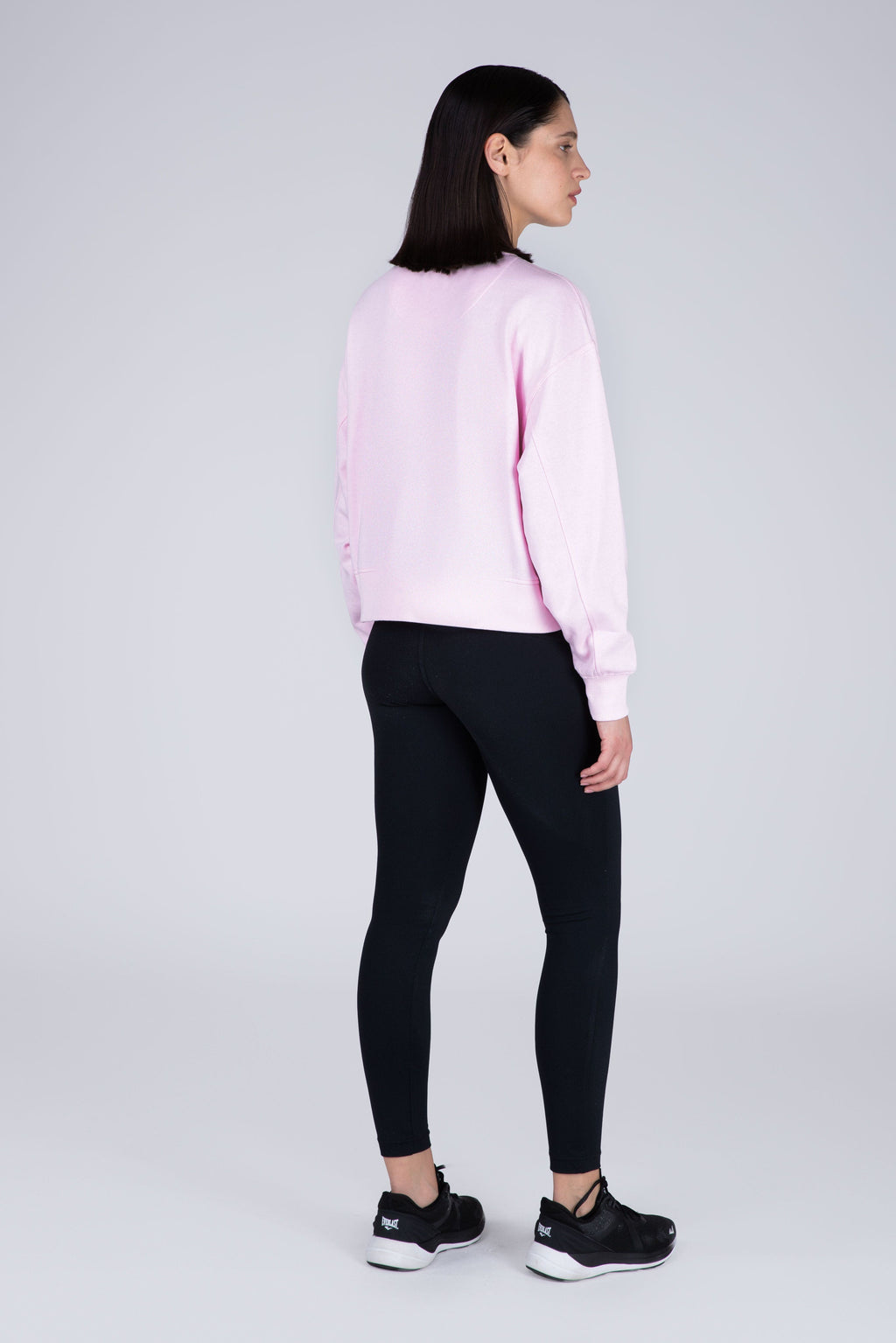 Poleron Crew Neck Aura Rosado Everlast