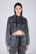 Poleron Hood Flow Gris Everlast
