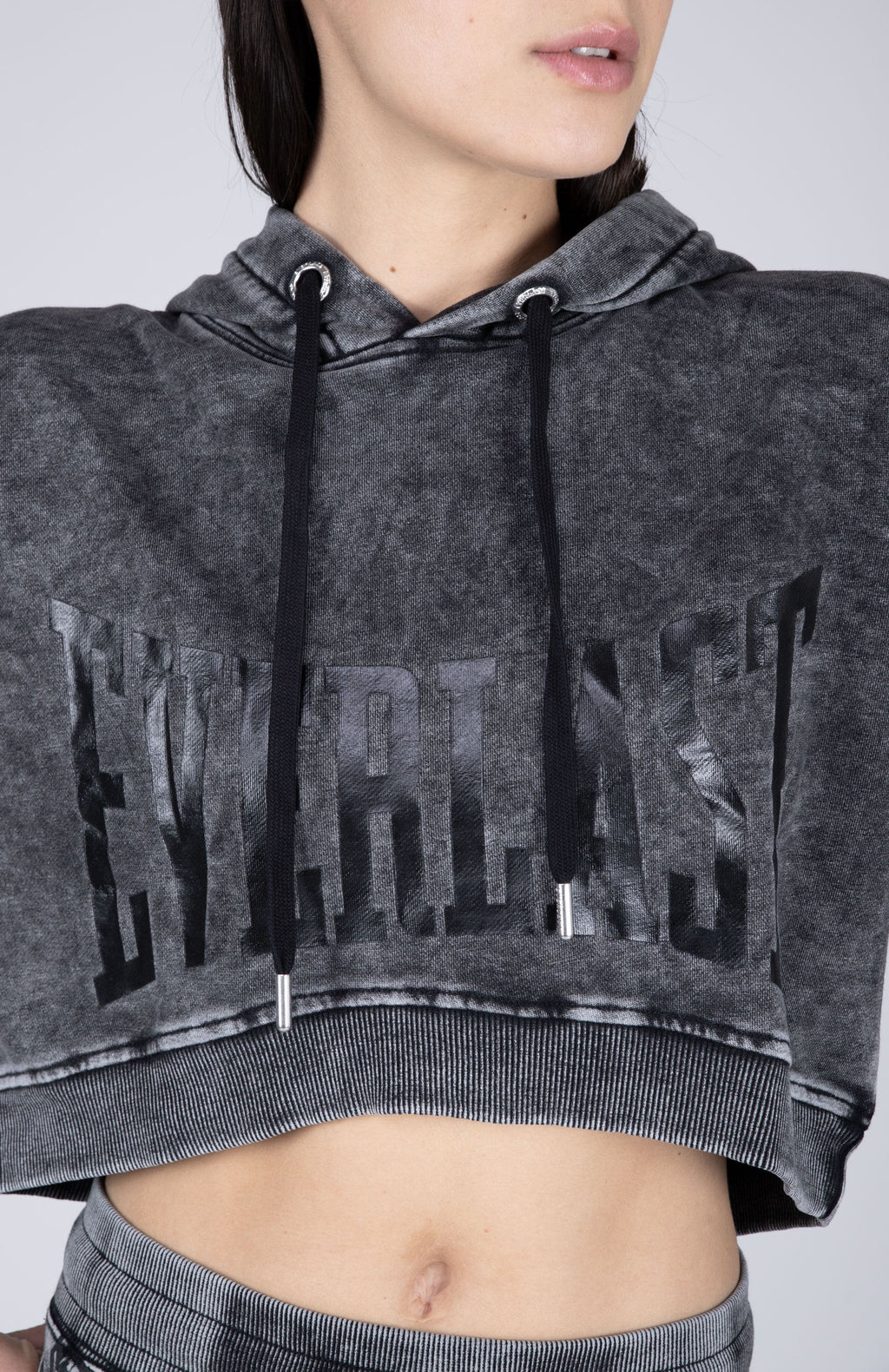 Poleron Hood Flow Gris Everlast