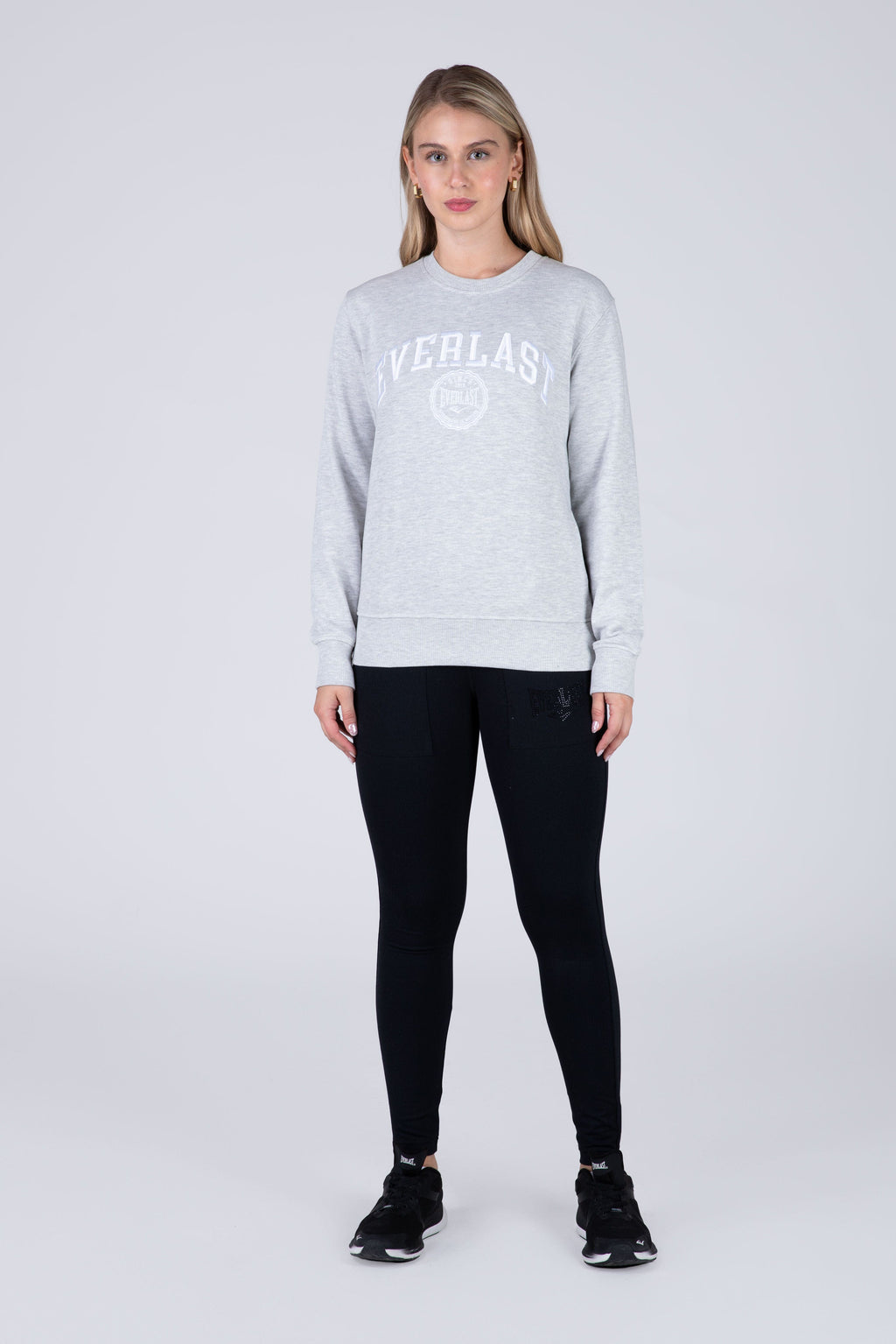 Poleron Crew Neck Moon Gris Everlast