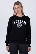 Poleron Crew Neck Moon Negro Everlast