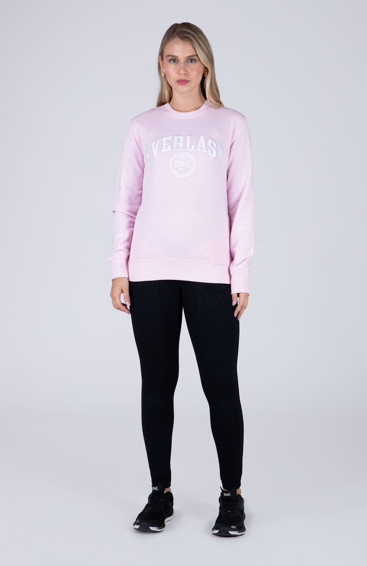 Poleron Crew Neck Moon Rosado Everlast