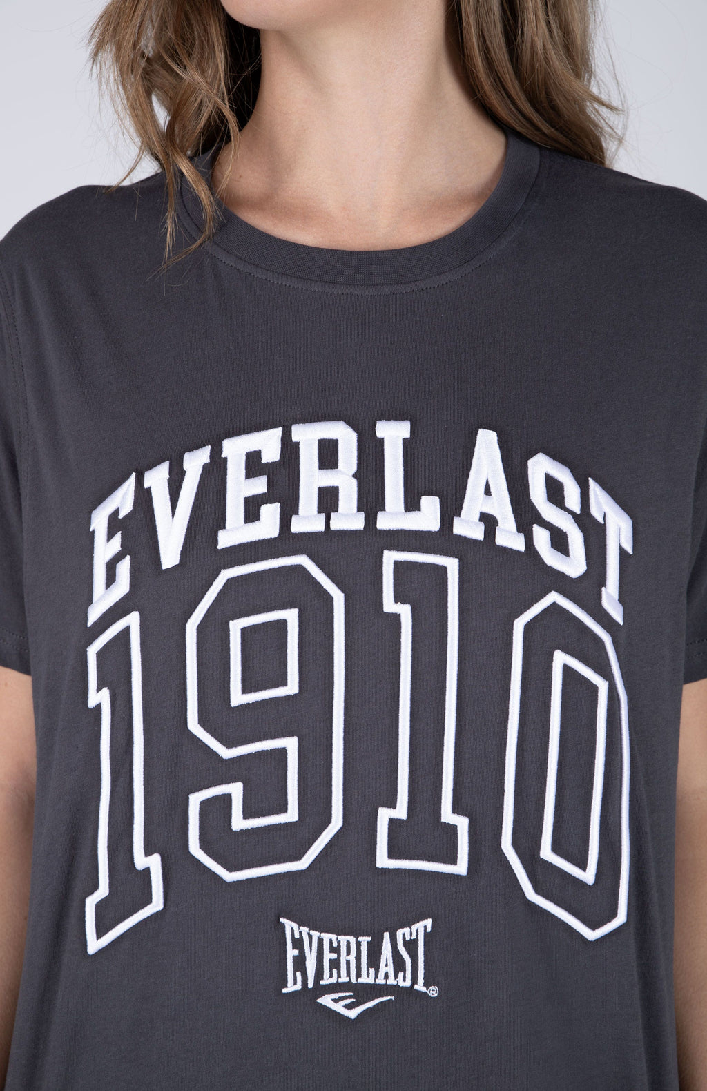 Polera Manga Corta Moon Gris Everlast
