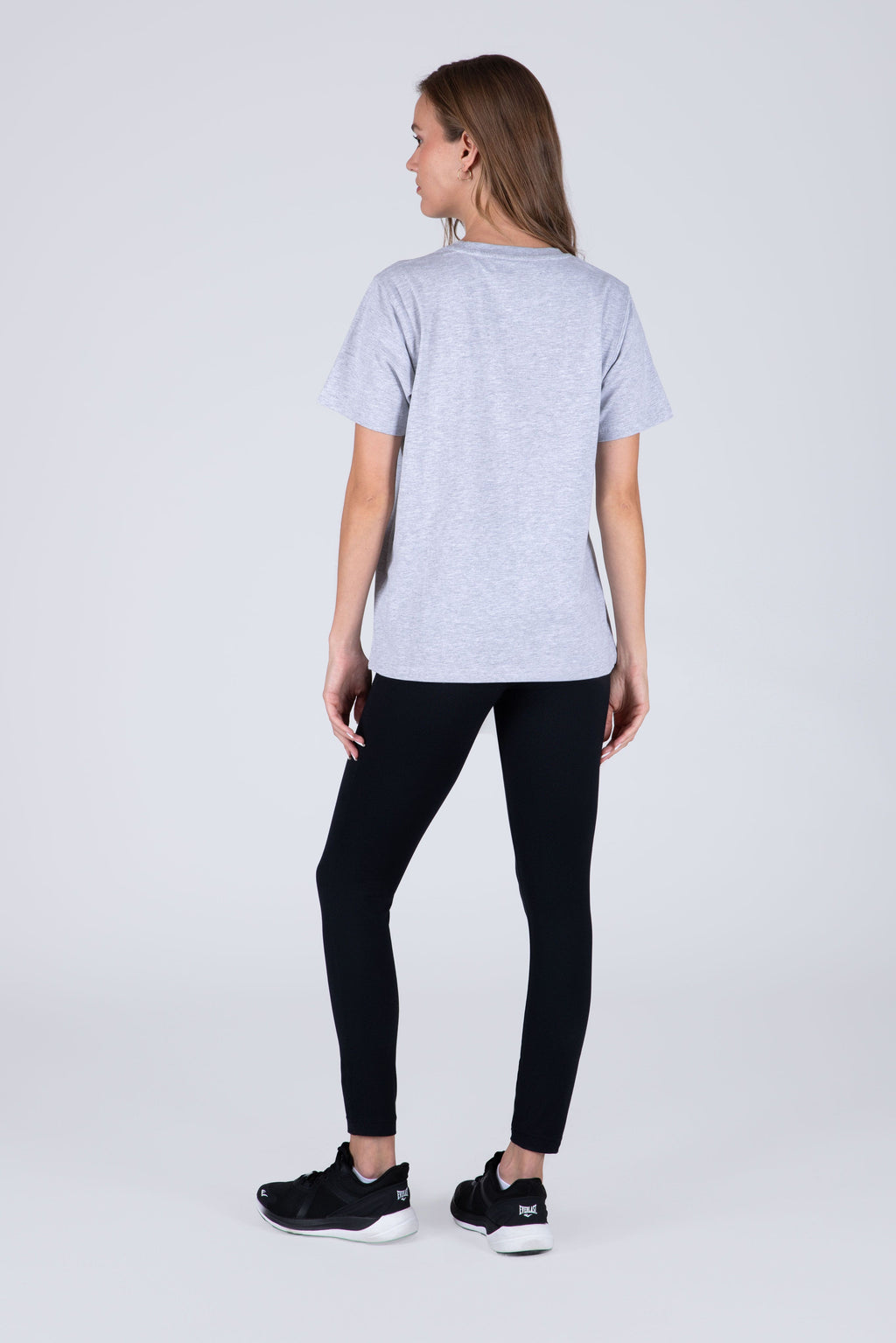 Polera Manga Corta Moon Gris Everlast