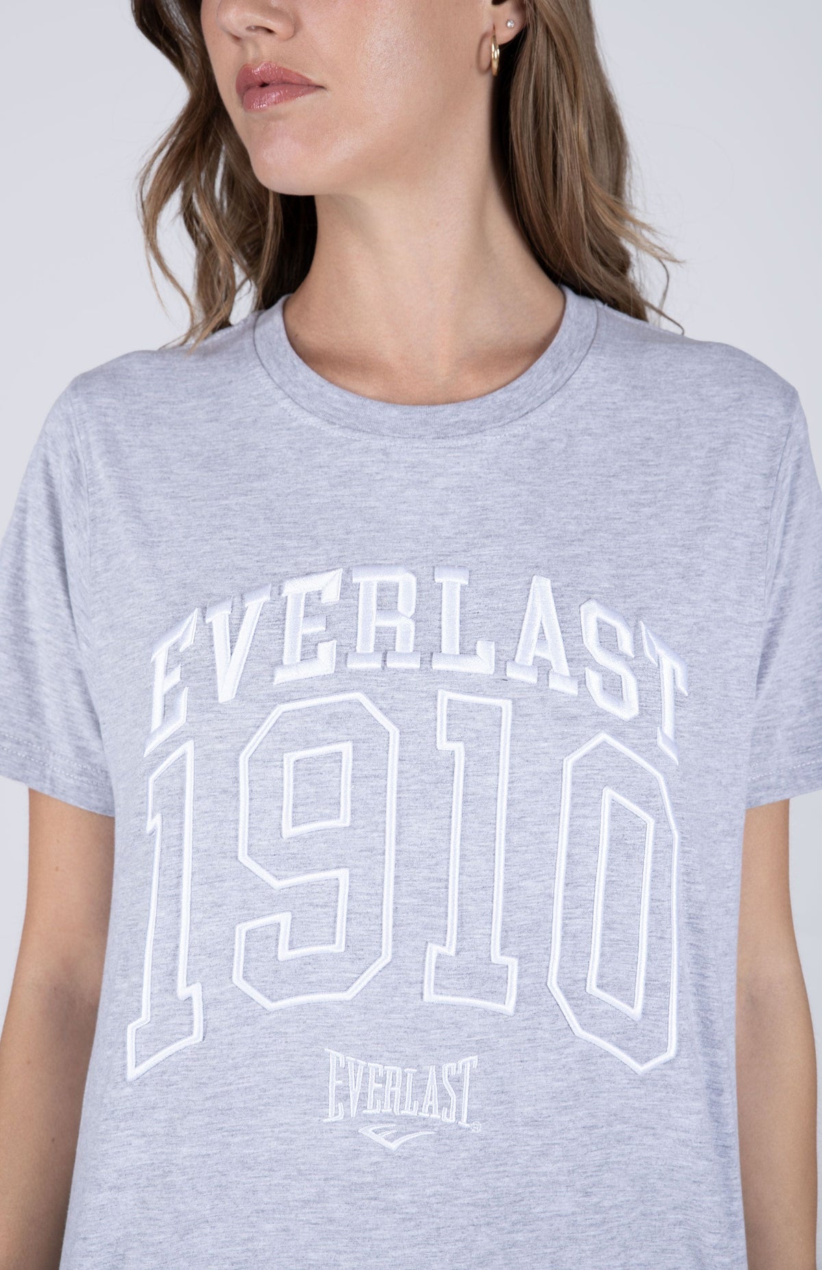Polera Manga Corta Moon Gris Everlast