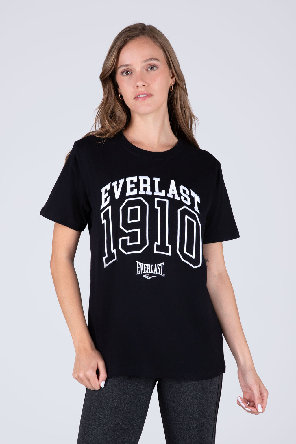 Polera Manga Corta Moon Negro Everlast