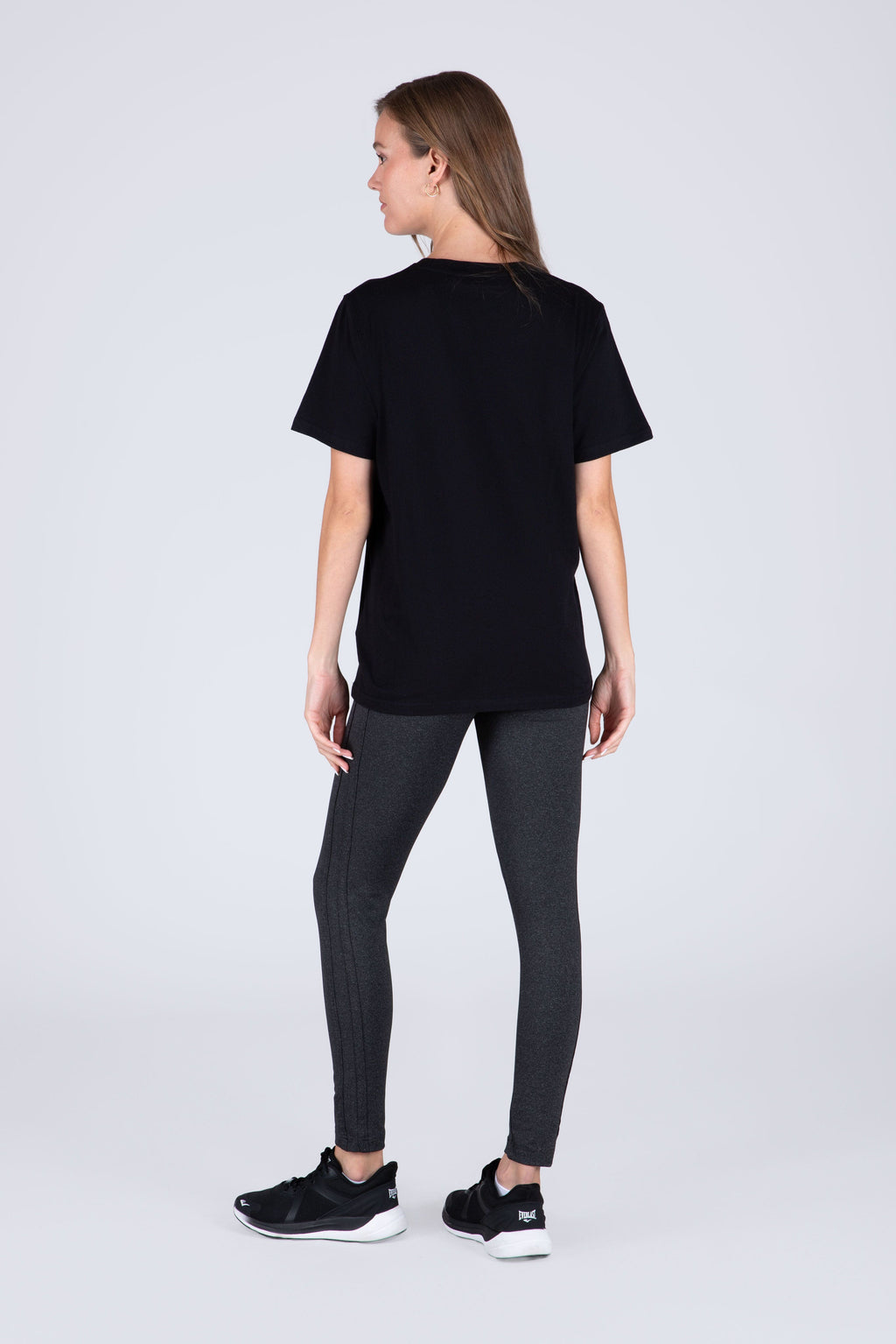 Polera Manga Corta Moon Negro Everlast