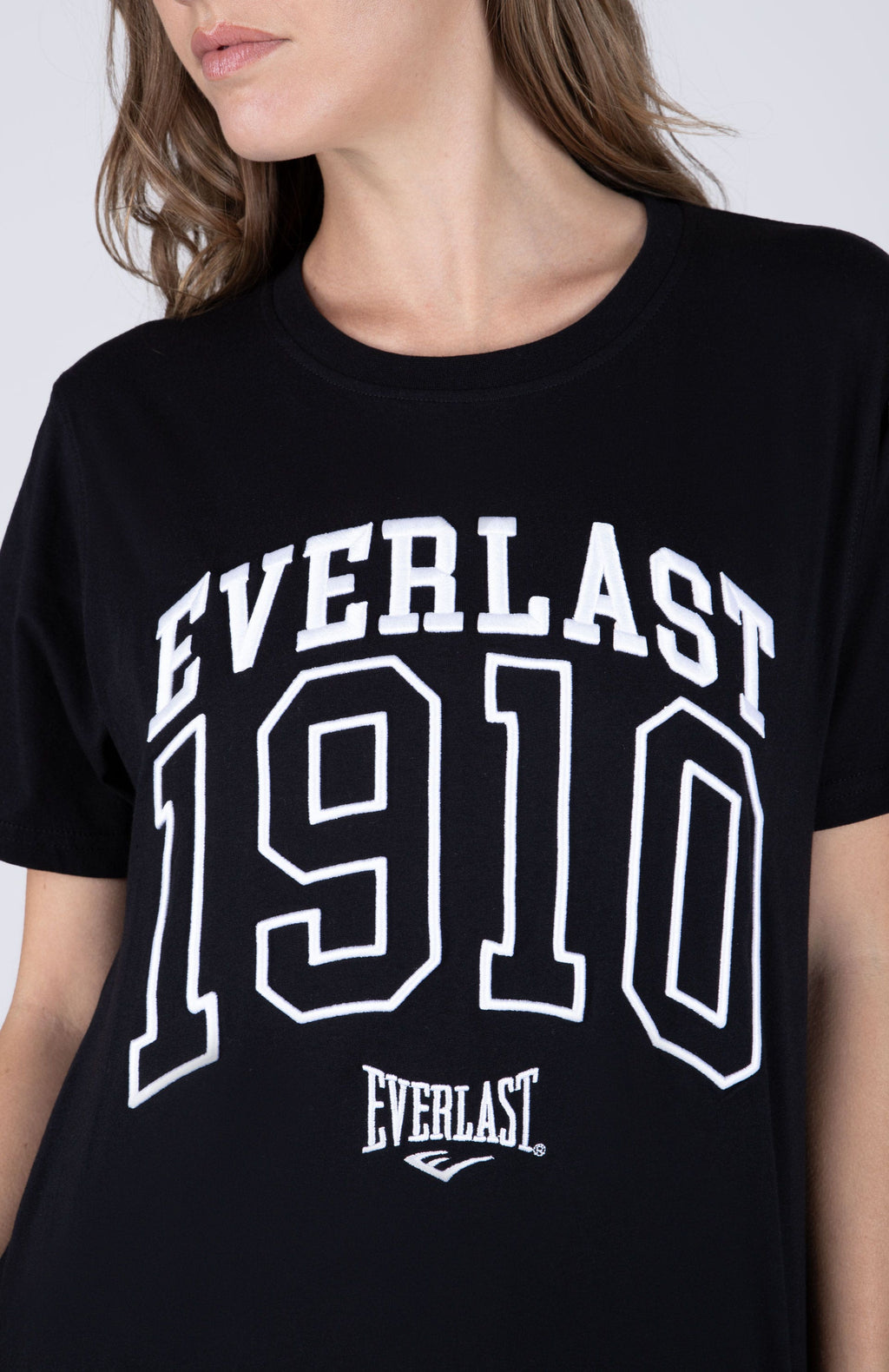 Polera Manga Corta Moon Negro Everlast