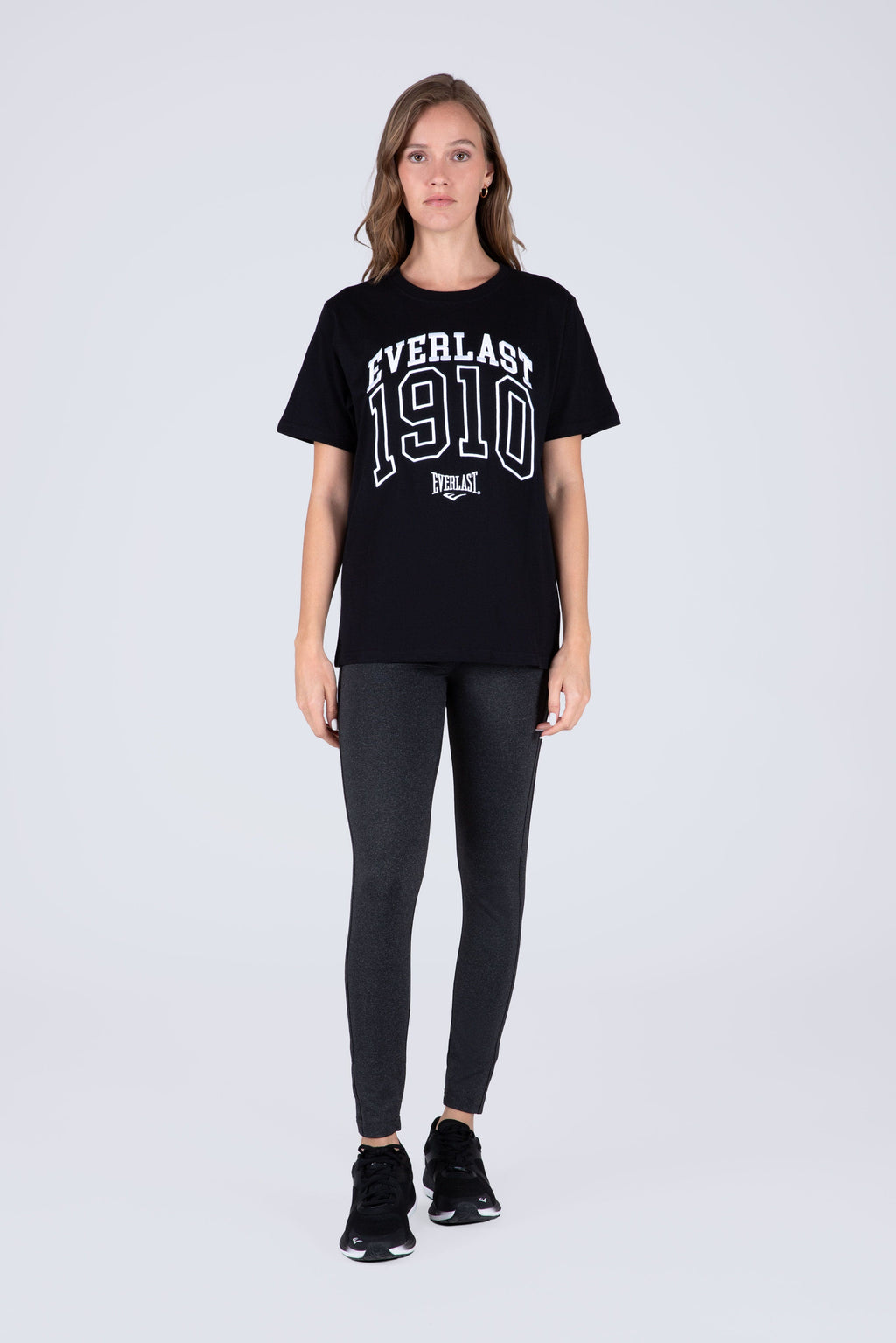 Polera Manga Corta Moon Negro Everlast