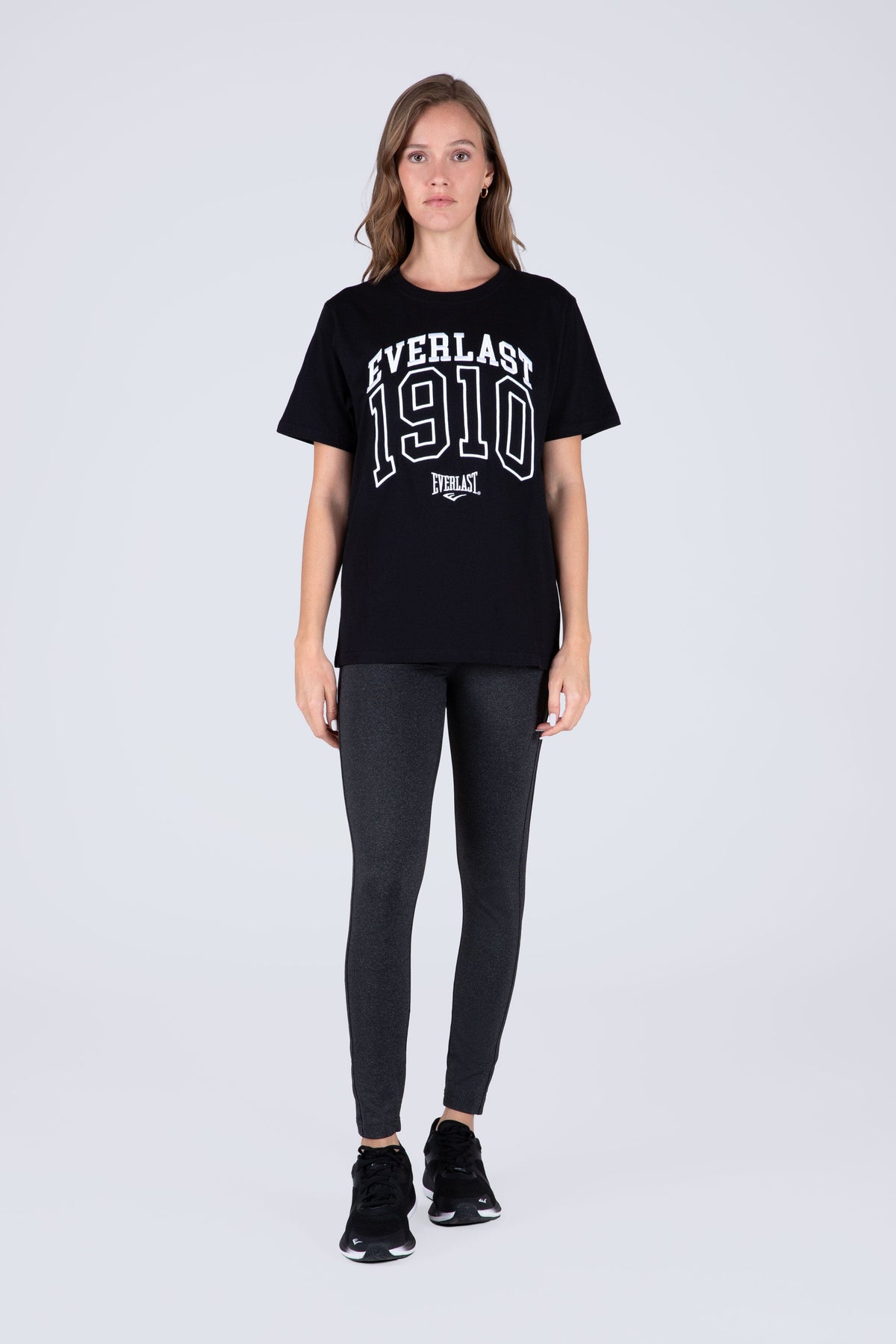 Polera Manga Corta Moon Negro Everlast