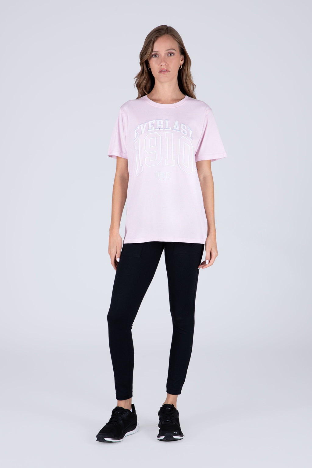 Polera Manga Corta Moon Rosado Everlast